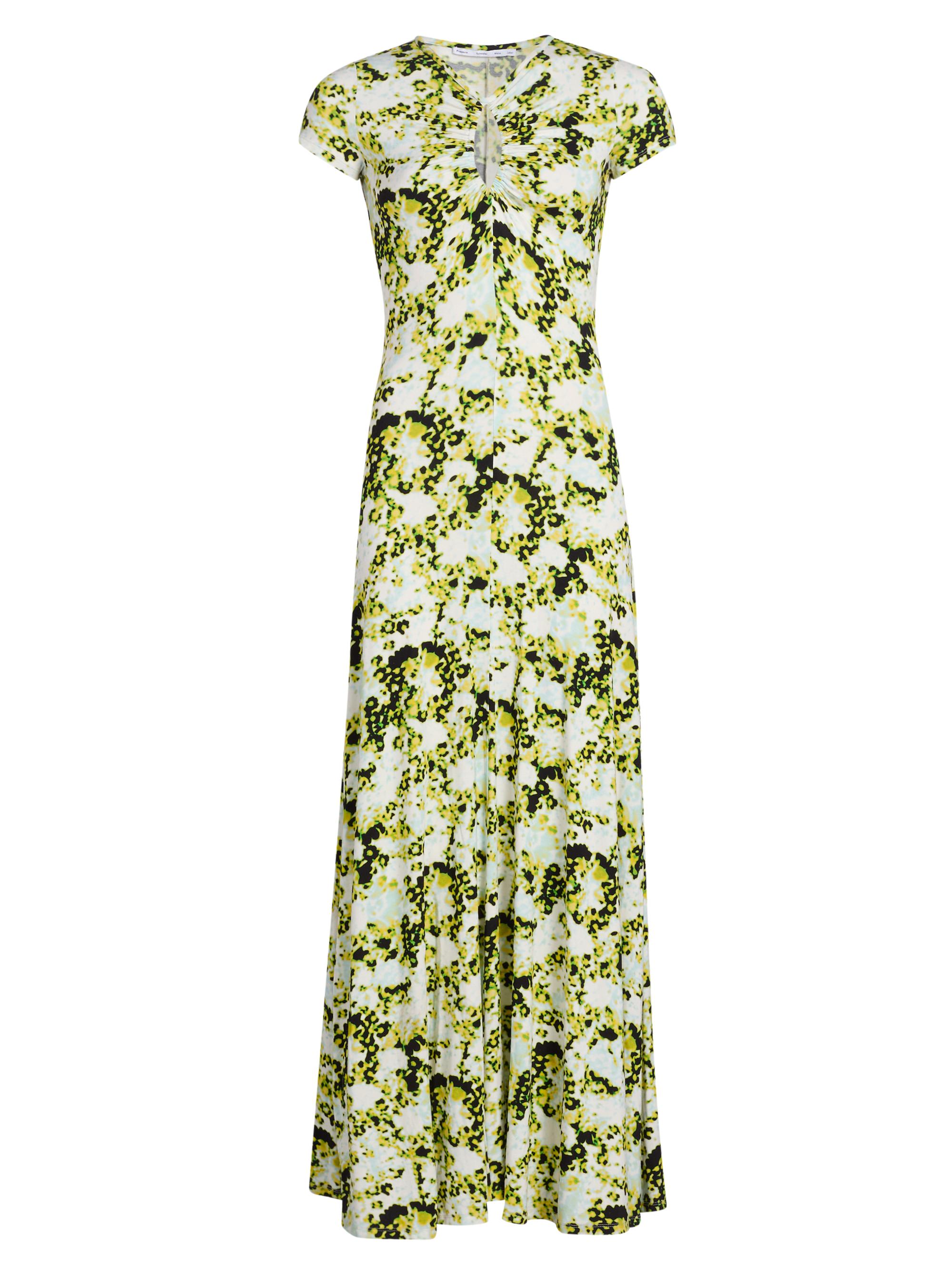 Proenza Schouler White Label Women's Noelani Floral Jersey Maxi Dress - Straw Multi