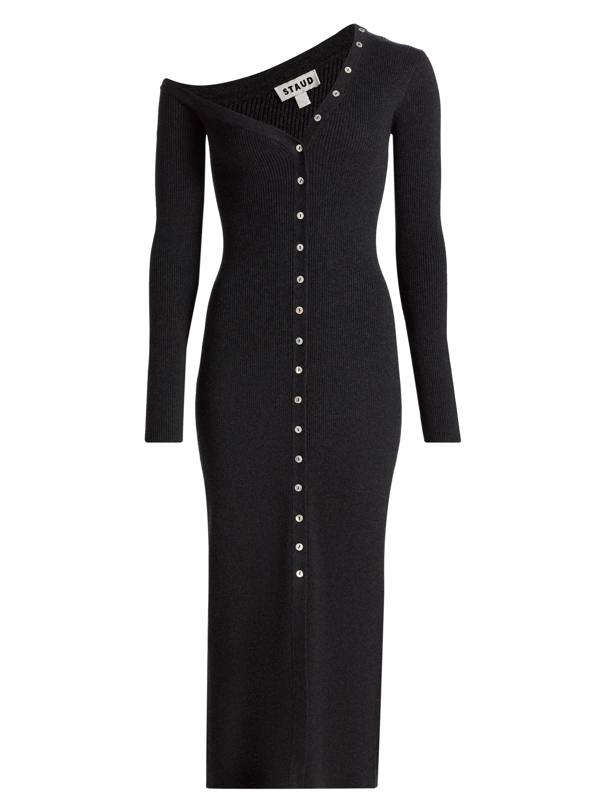 strapless open back dress Ribbed Midi Dress & Shrug Set main image 1