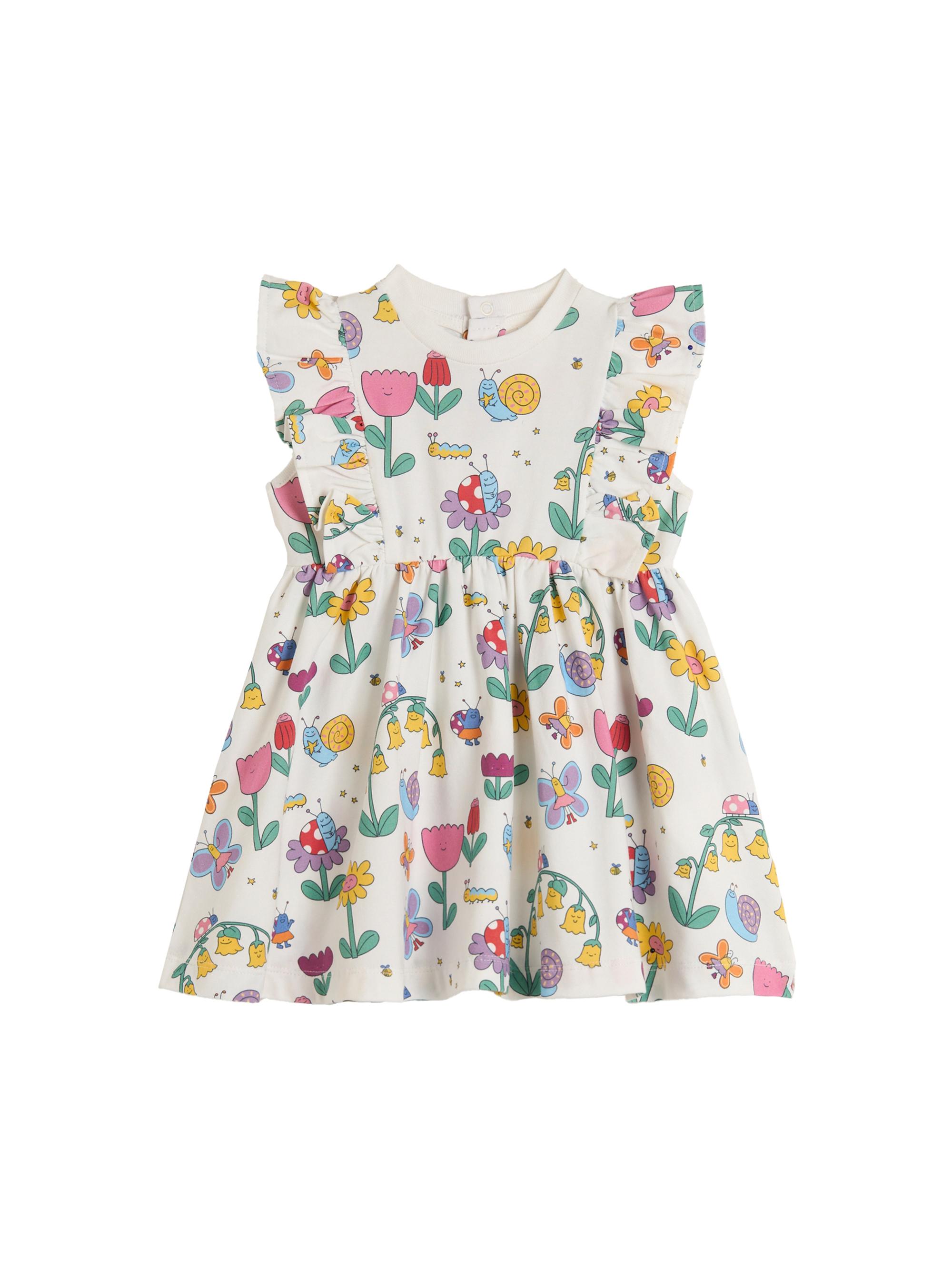 Stella McCartney Baby Girl's & Little Girl's Floral Cotton Dress - White