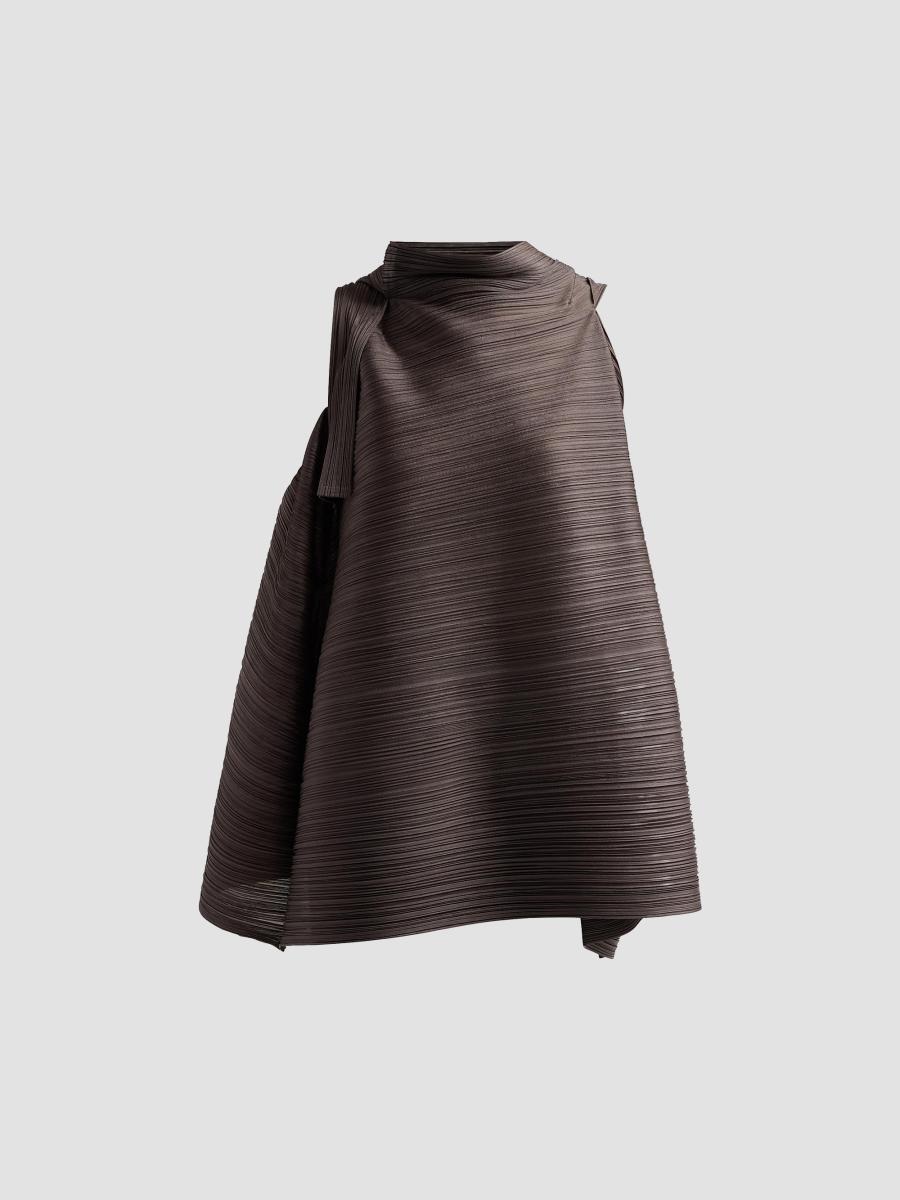 Pleats Please Issey Miyake Bouncy Basket Weave Top | Saks Fifth Avenue