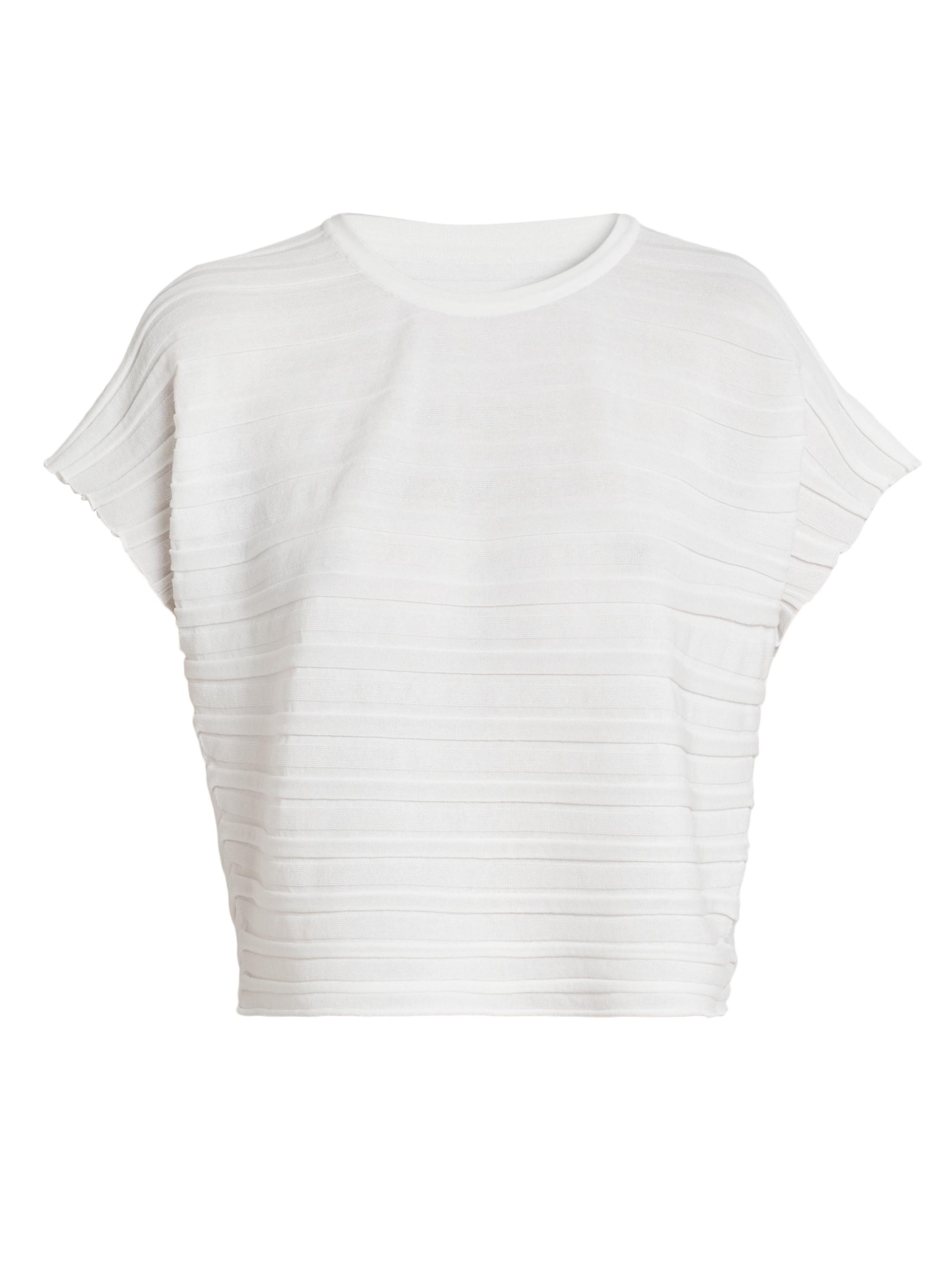 Issey Miyake Glossed Metal Pleats Cape Top | Saks Fifth Avenue