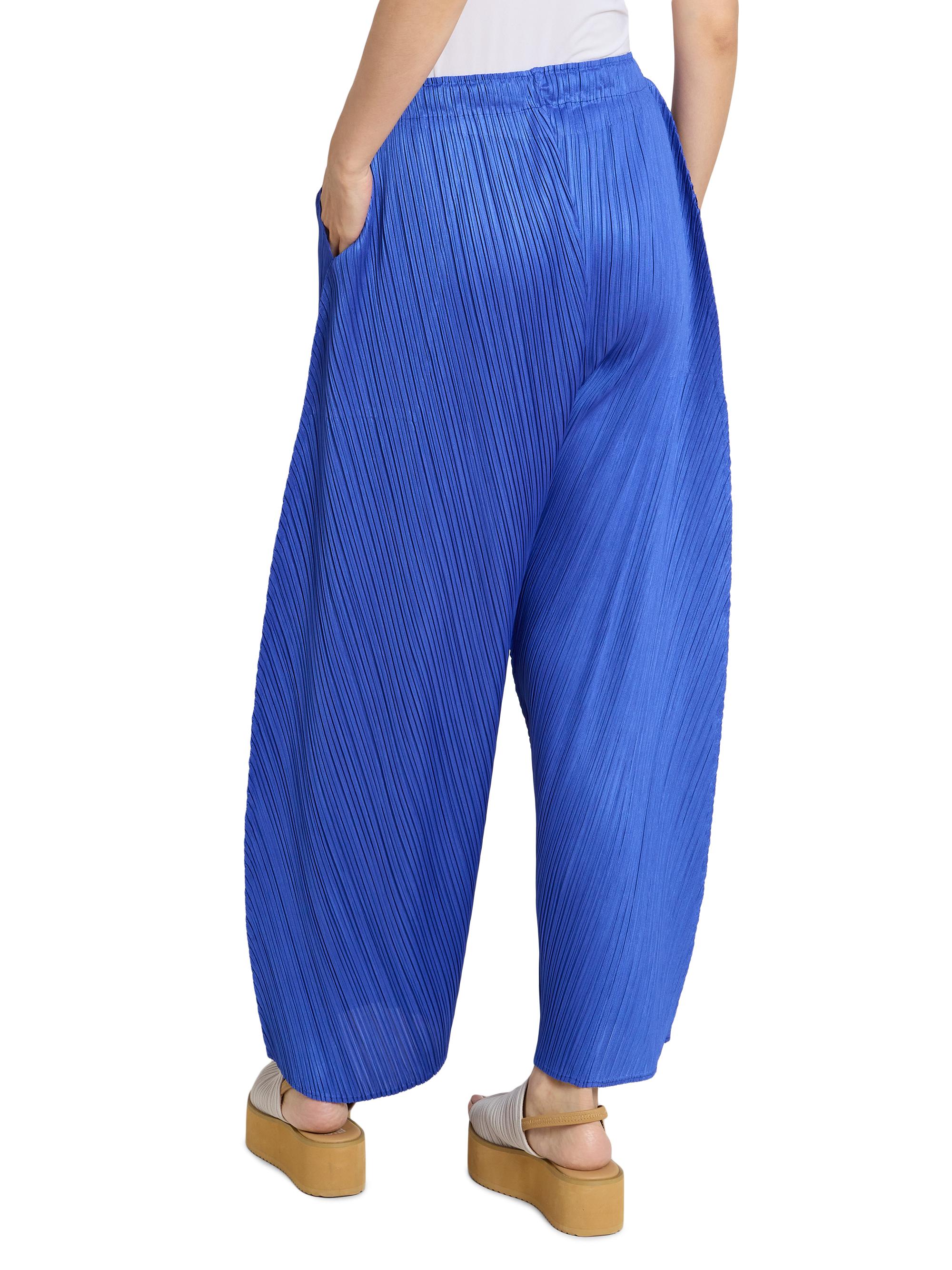 Pleats Please Issey Miyake Women's Coast Pleated Pants - Blue | Thumbnail 5