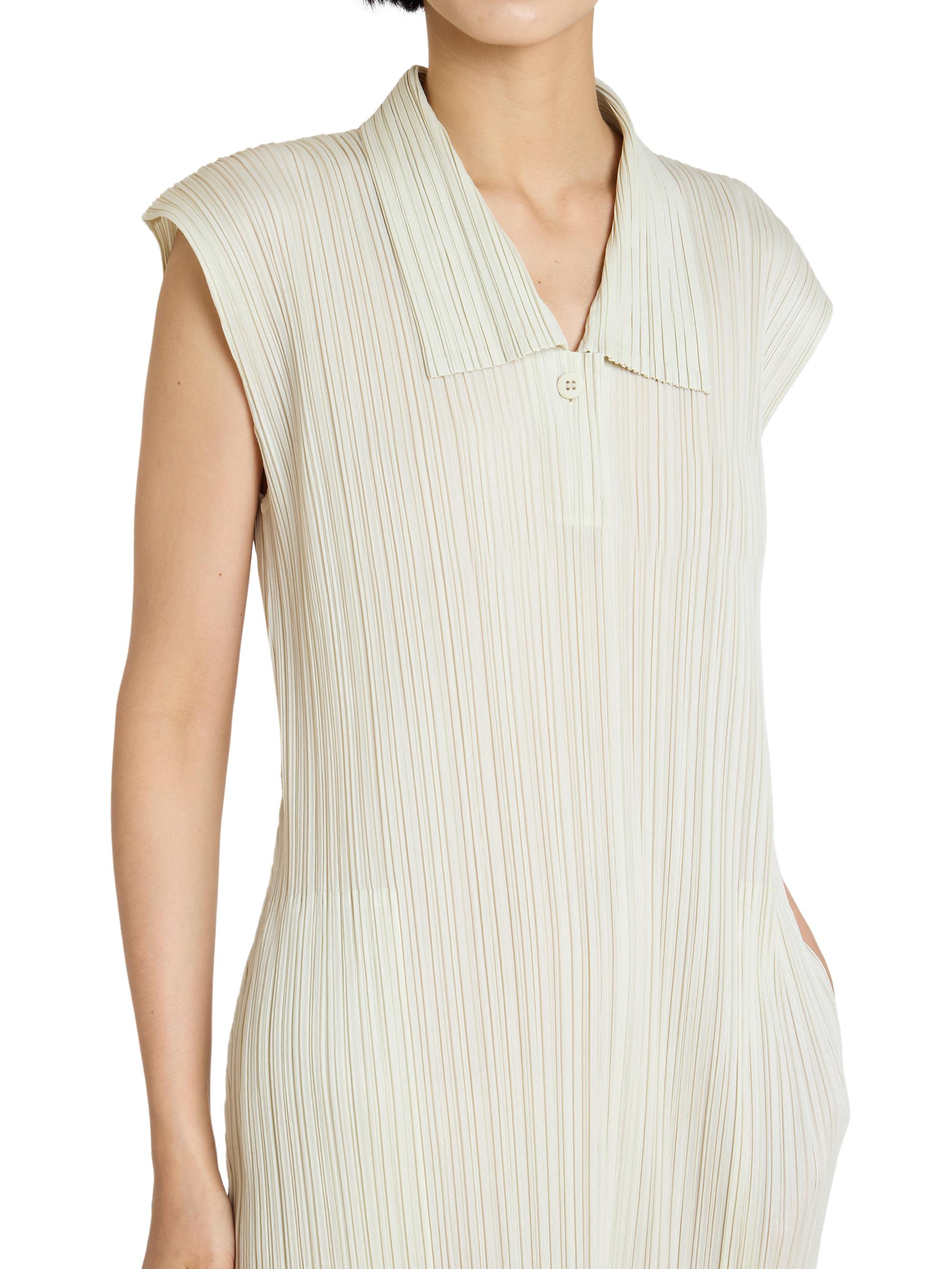 Pleats Please Issey Miyake Monthly Colors: May Pleated Midi-Dress