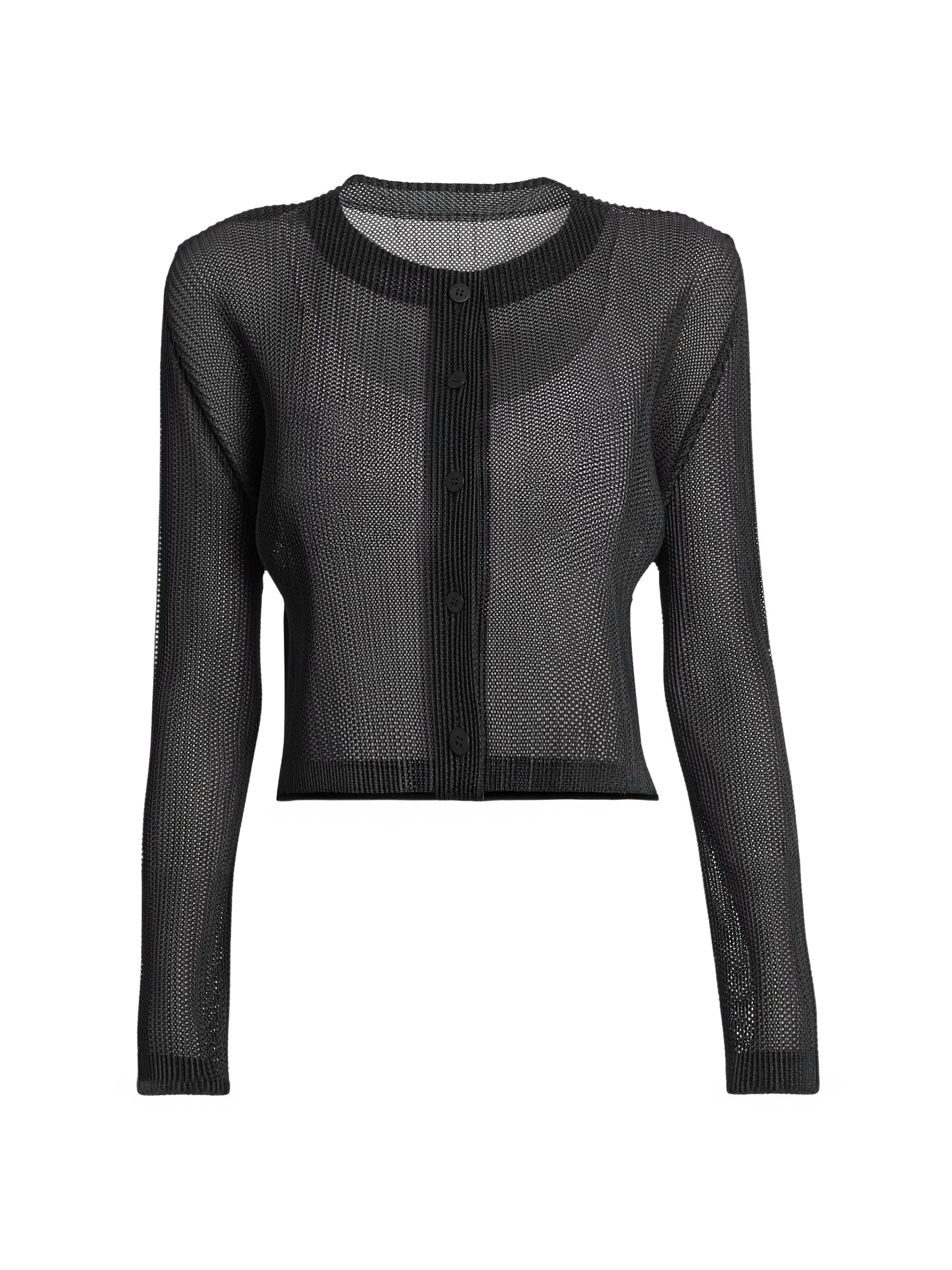 Pleats Please Issey Miyake Tatami April Open-Knit Cardigan | Saks