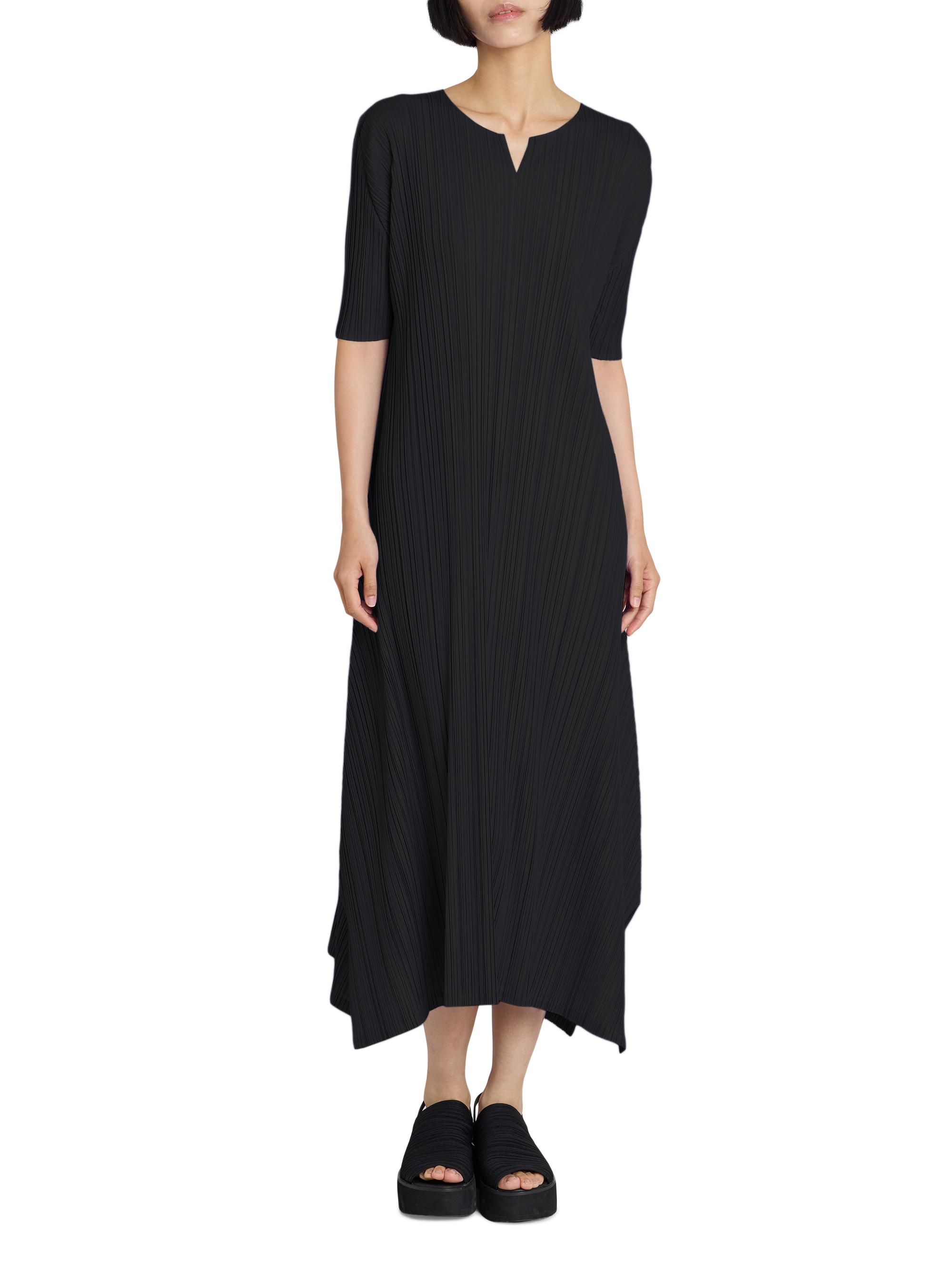 新品★PLEATS PLEASE MELLOW PLEATS ワンピース Pleats Please Issey Miyake Mellow Pleats Balloon Midi-Dress | Saks