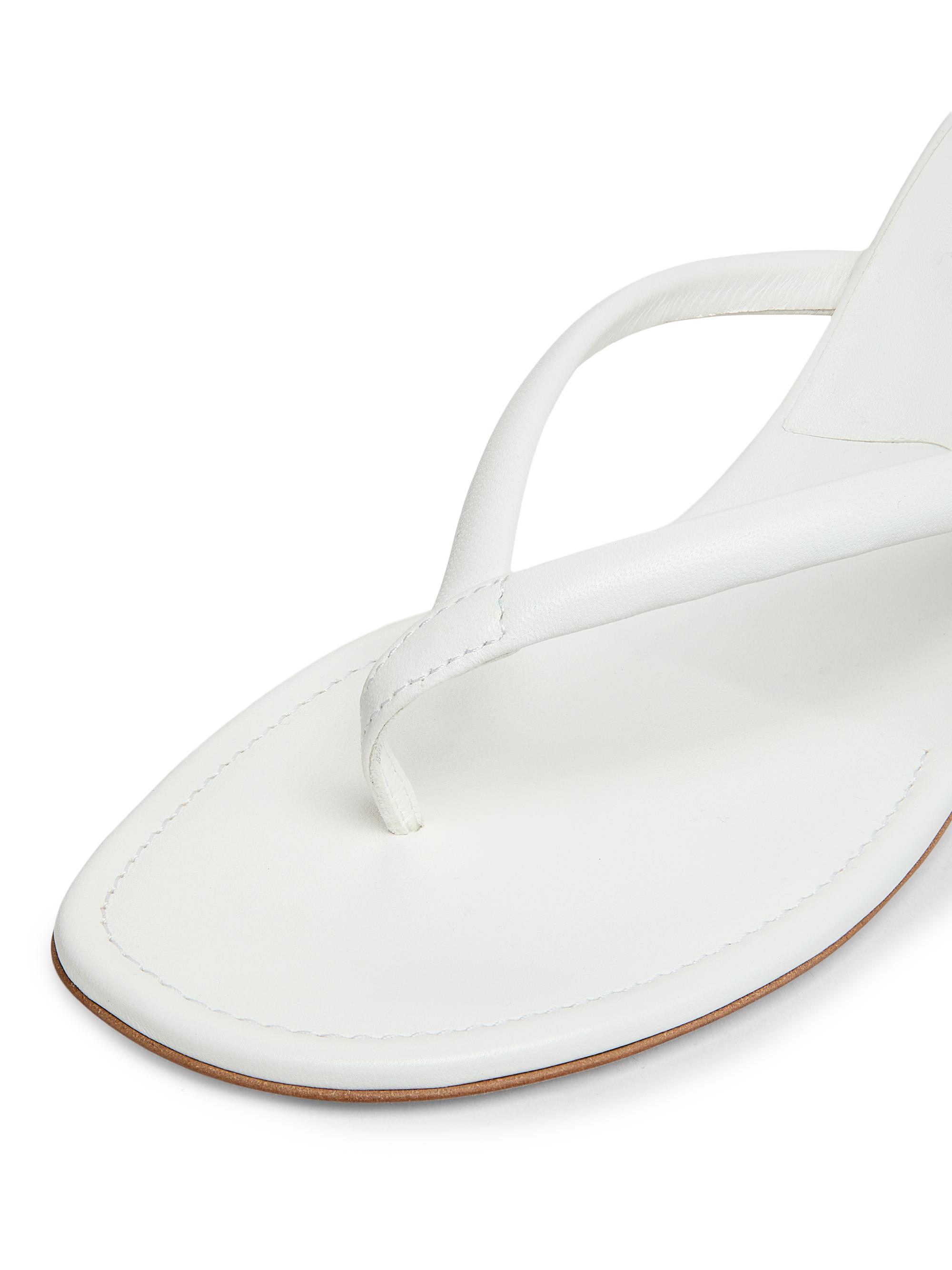 Manolo Blahnik Paterno 50MM Leather Sandals | Saks Fifth Avenue