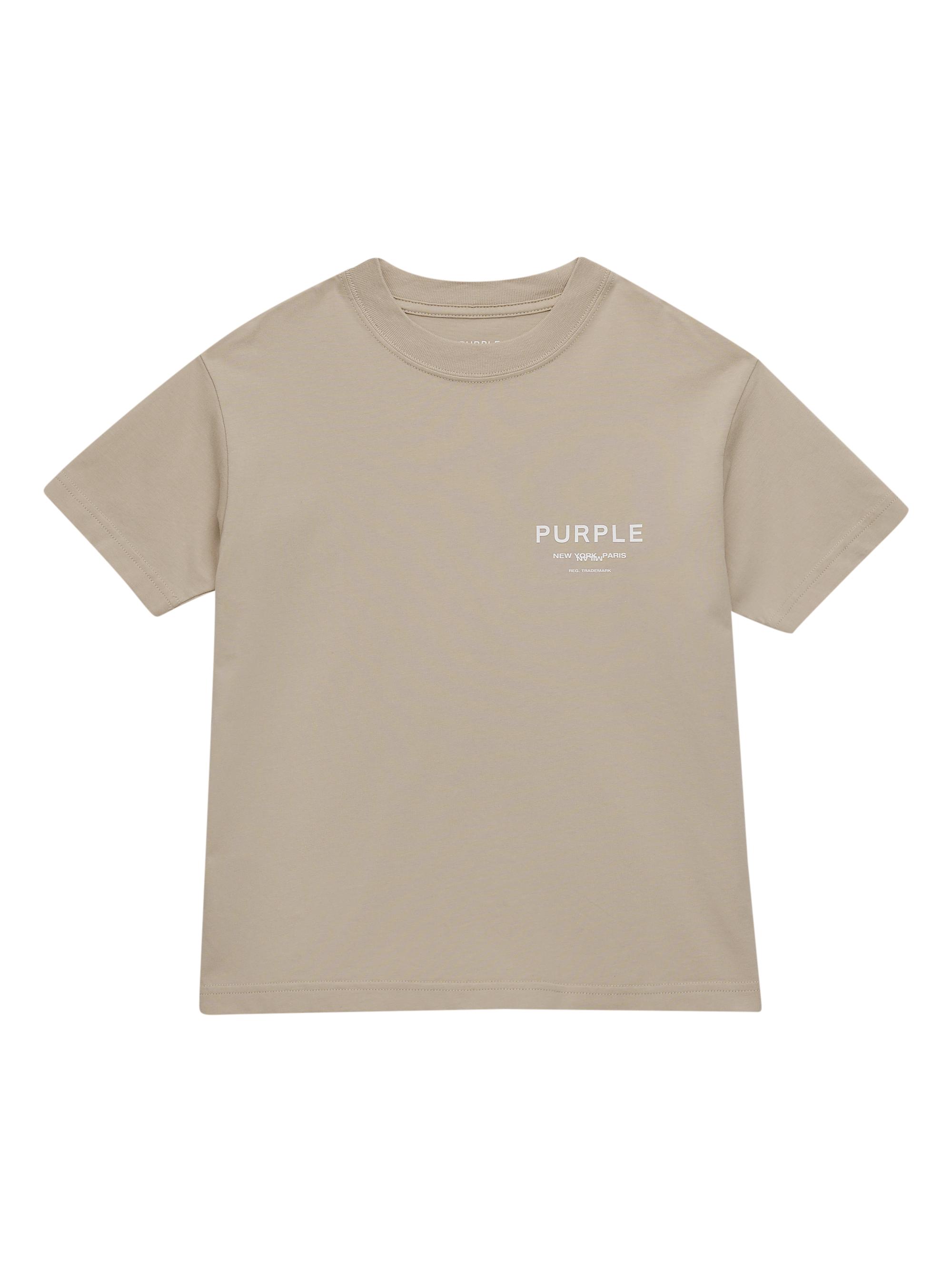 Purple Brand Little Boy's & Boy's Logo Cotton Jersey T-Shirt - Brown