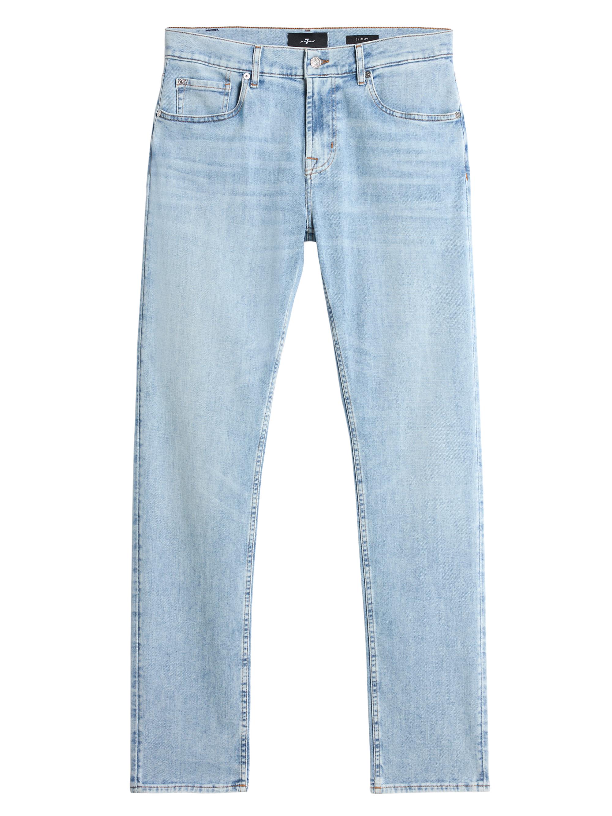 7 For All Mankind Men's Slimmy Mid-Rise Jeans - Miramar | Thumbnail 7