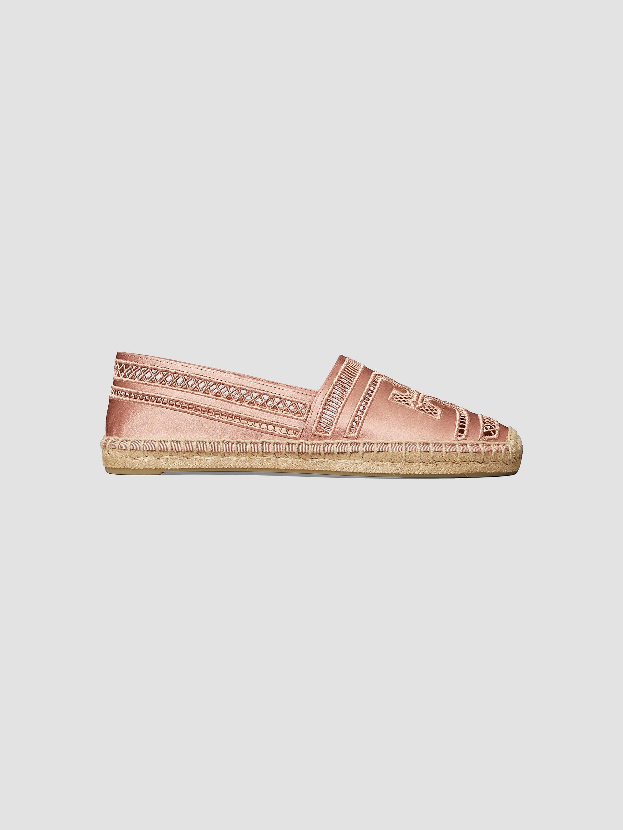 Tory Burch Open-Weave Satin Espadrilles | Saks Fifth Avenue