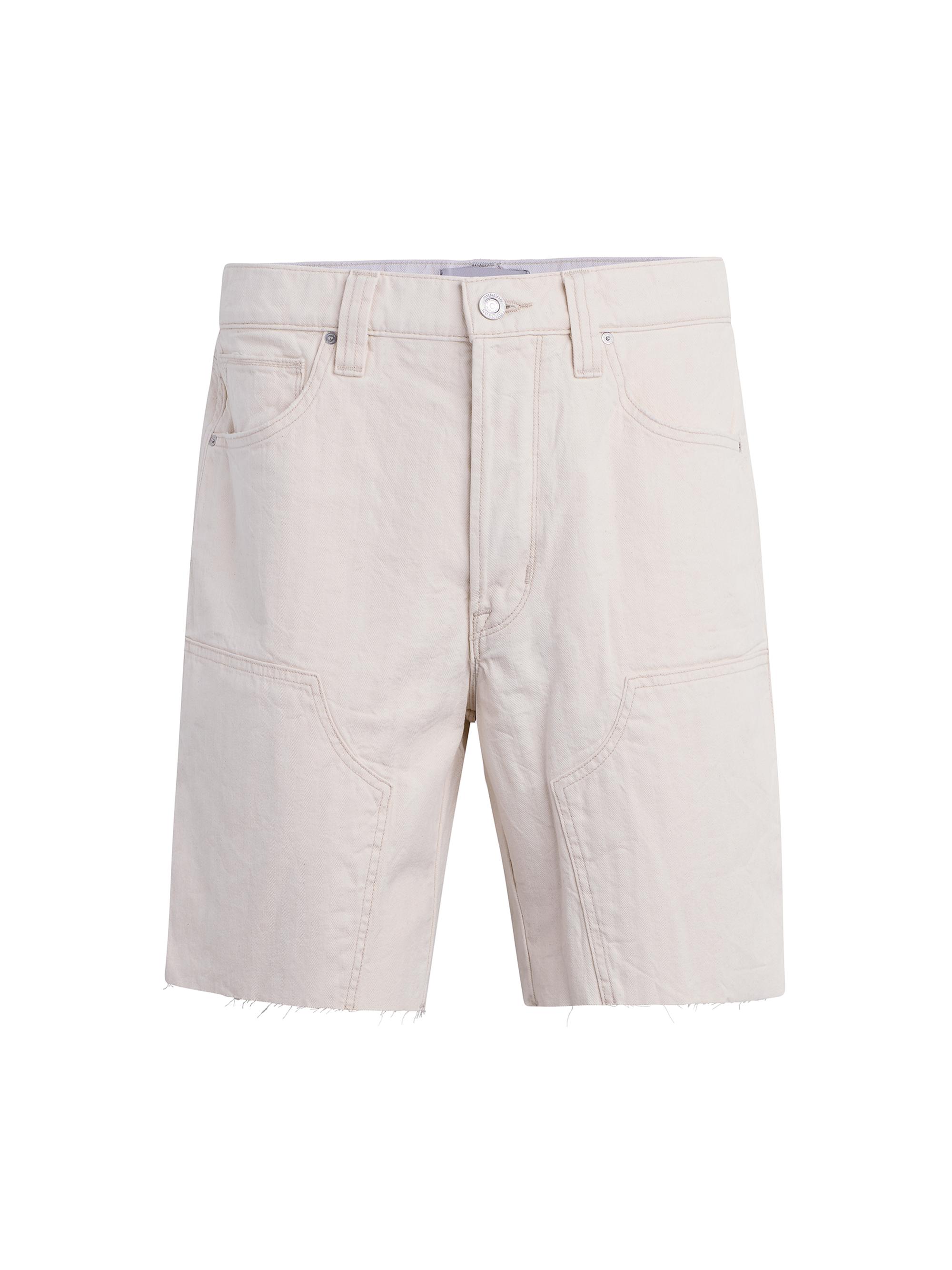 Hudson Jeans Men's Carpenter Denim Shorts - Ecru