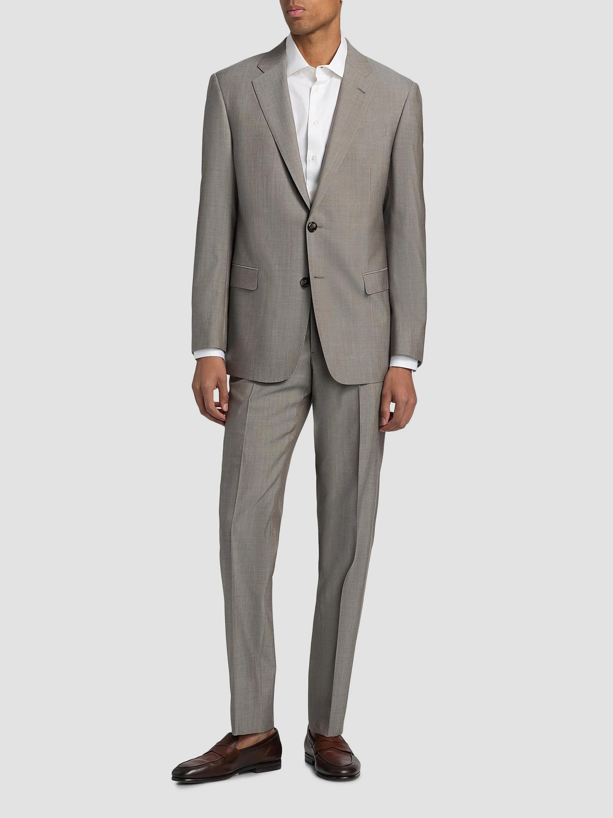 Giorgio Armani Virgin Wool Single-Breasted Suit | Saks Fifth Avenue