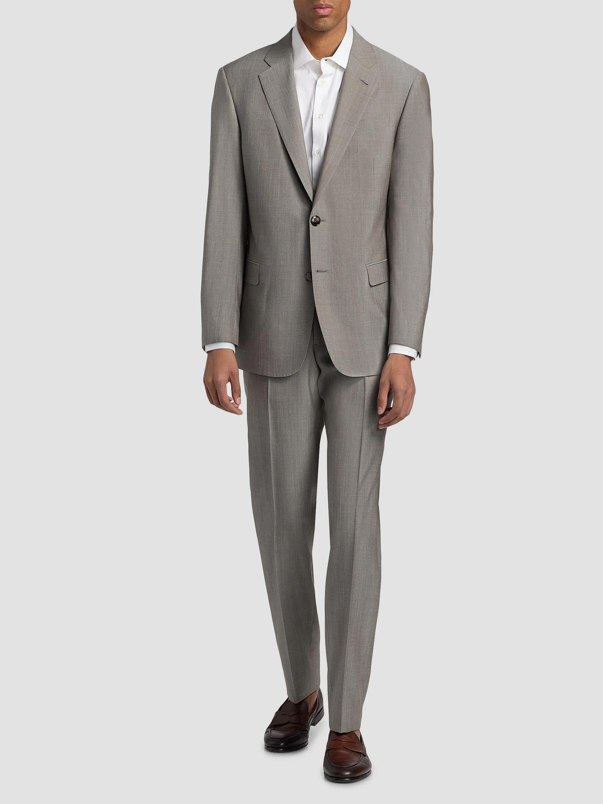 Giorgio Armani Virgin Wool Single-Breasted Suit | Saks Fifth Avenue