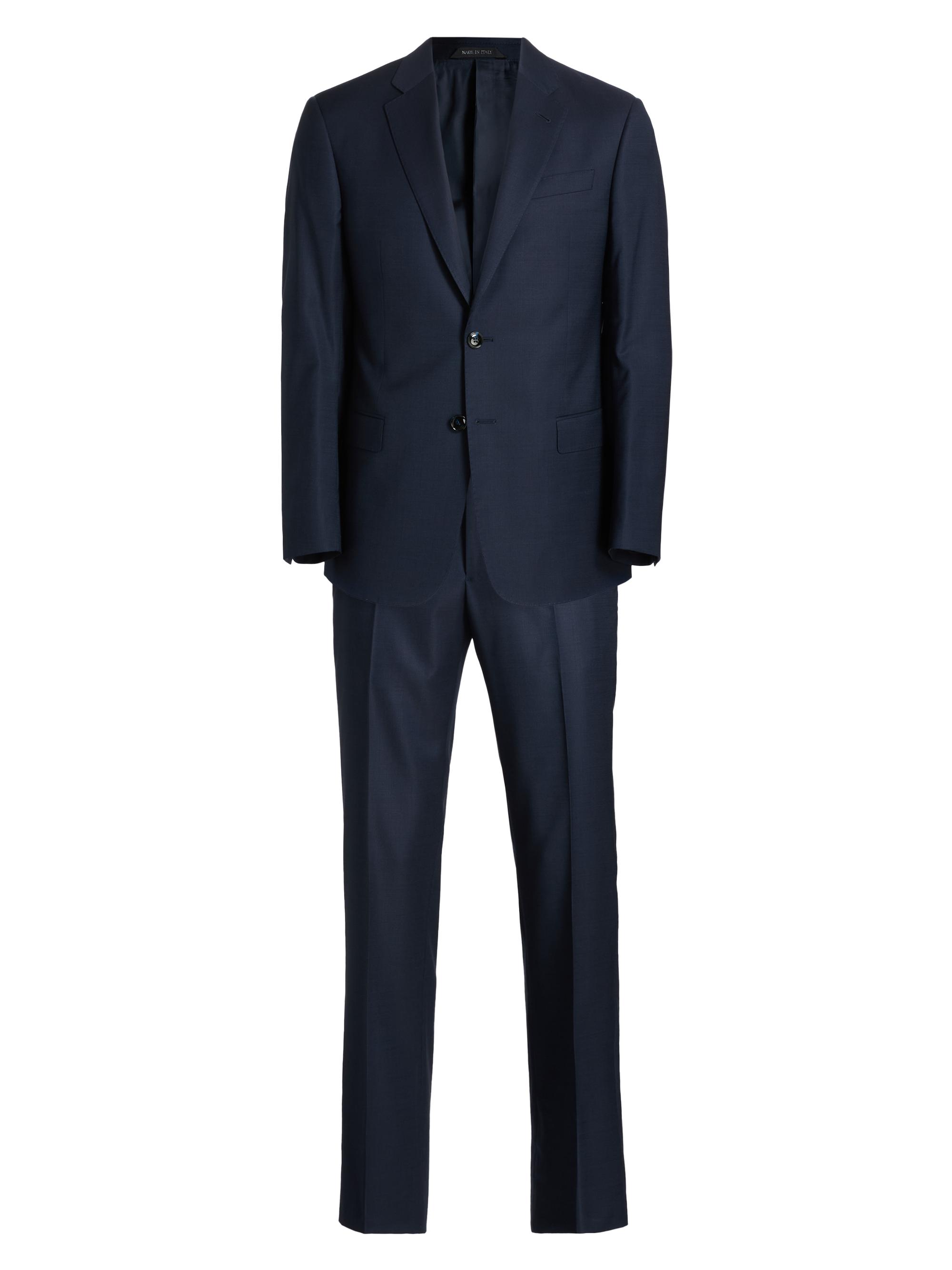 Giorgio Armani Men's Soft Tailored Wool Suit - Solid Medieval