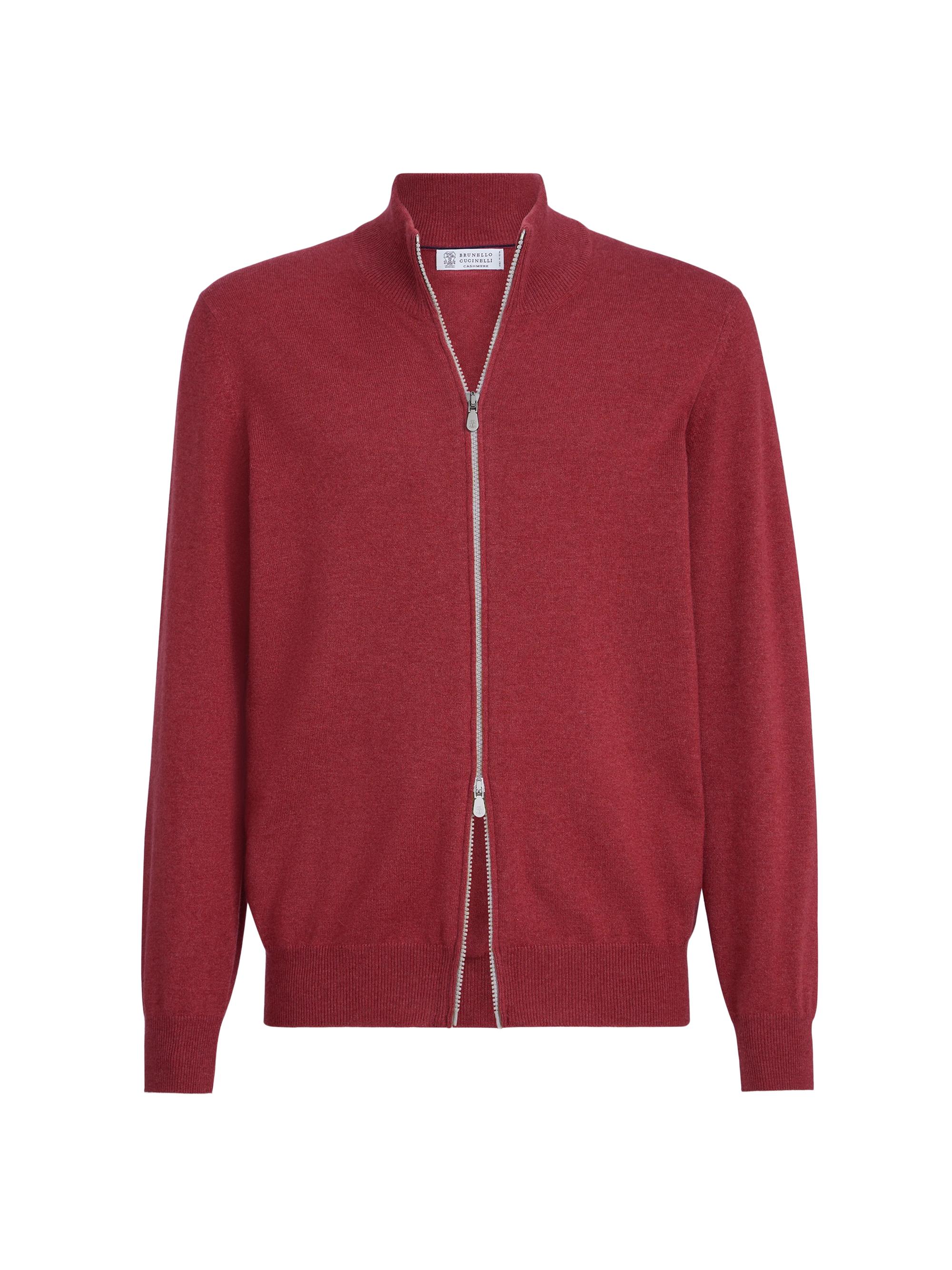 Brunello Cucinelli Cashmere Turtleneck Cardigan with Zipper | Saks