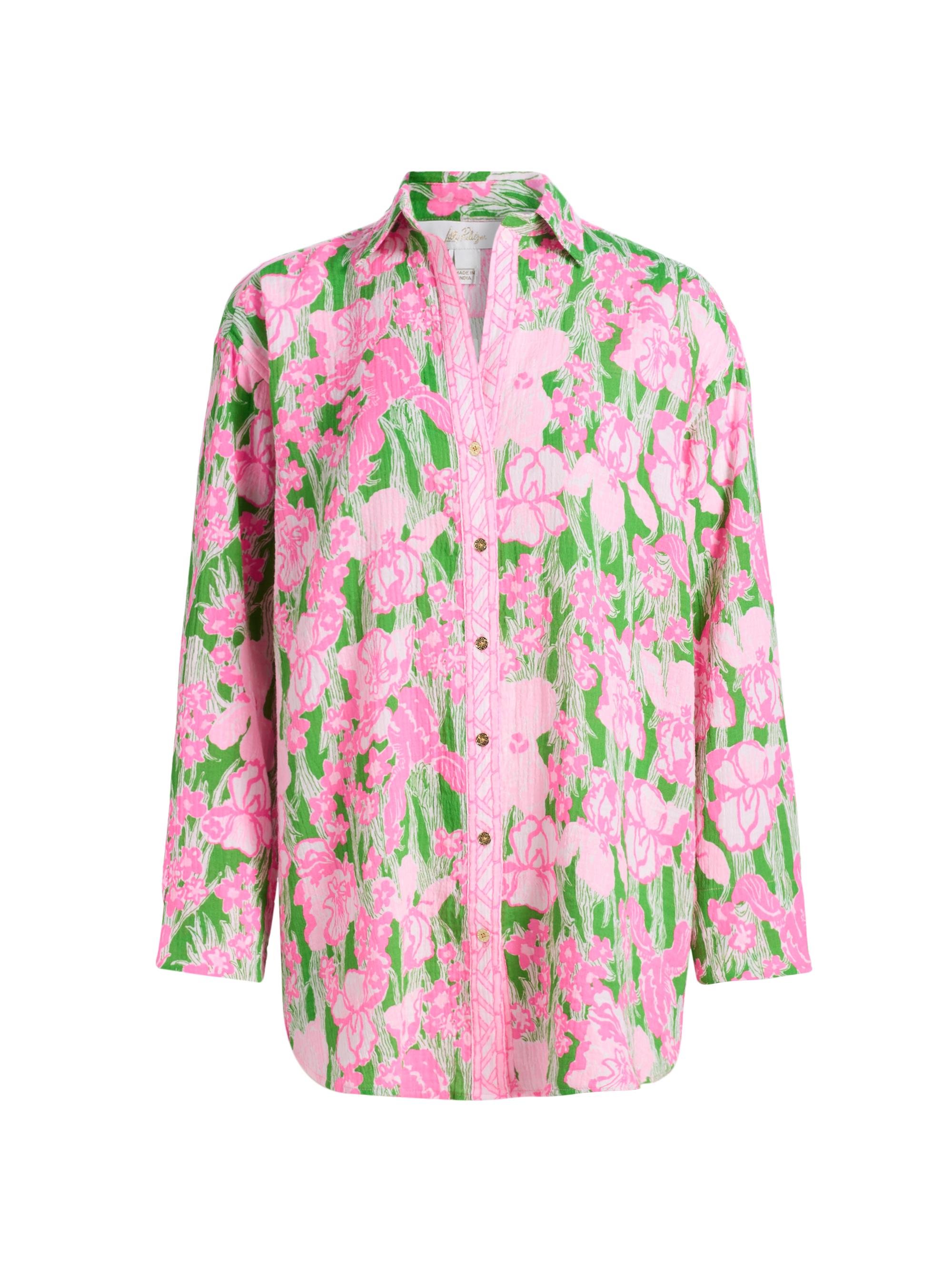 Kwitney Floral Cover-Up Shirt