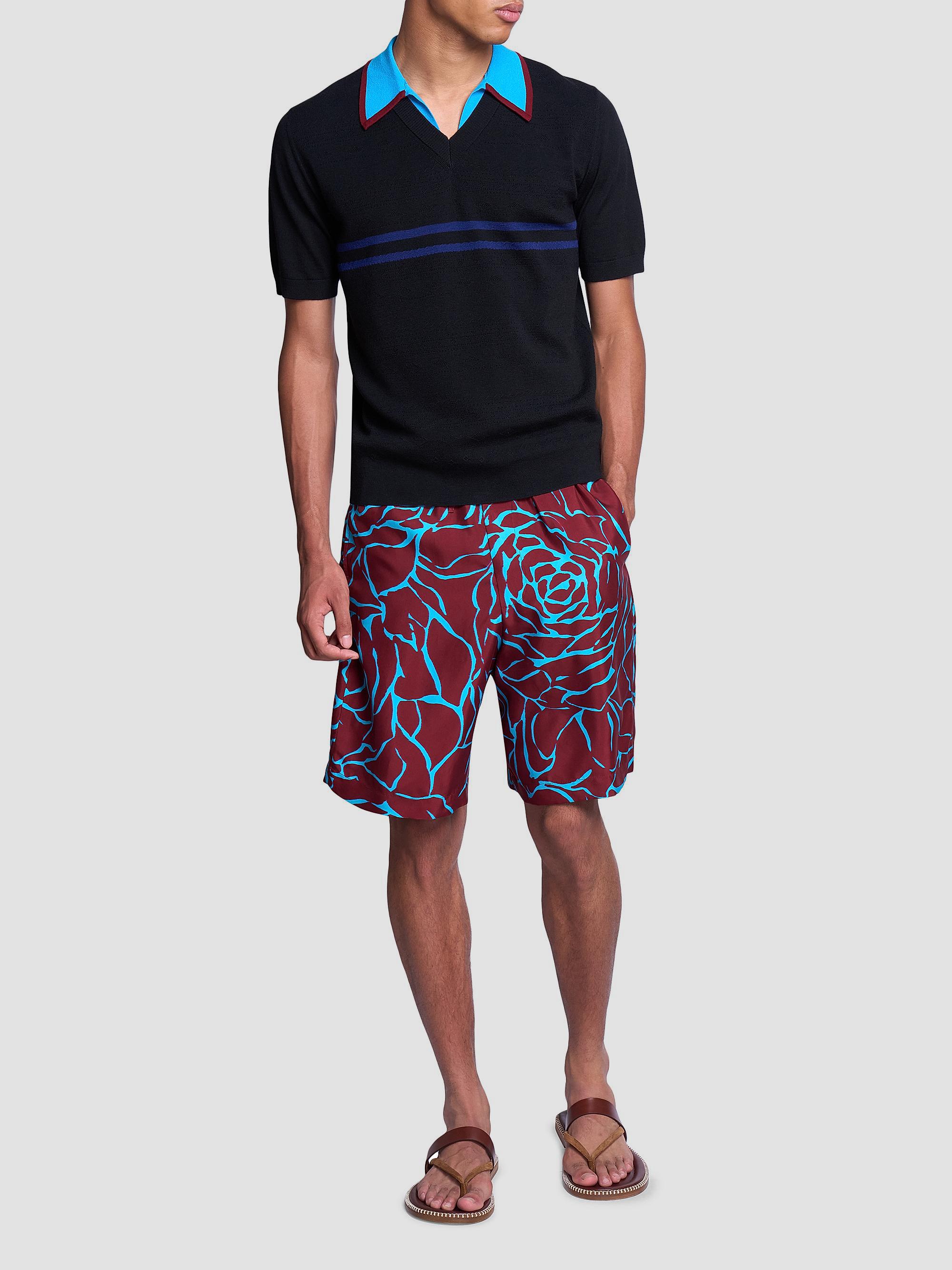 Dries Van Noten Wool-Blend Knit Polo Shirt | Saks Fifth Avenue