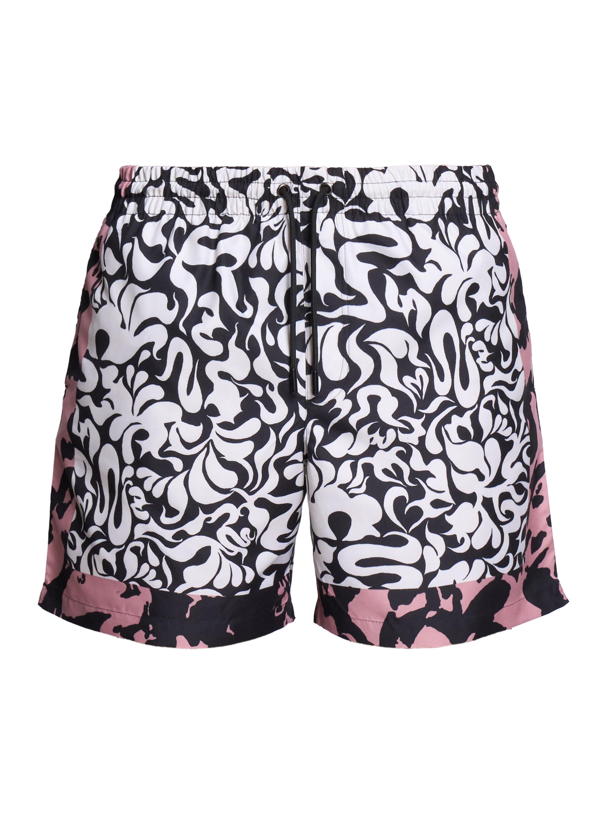 dries van noten 2タックショーツ　微ワイド Dries Van Noten Abstract Print Swim Shorts | Saks Fifth Avenue