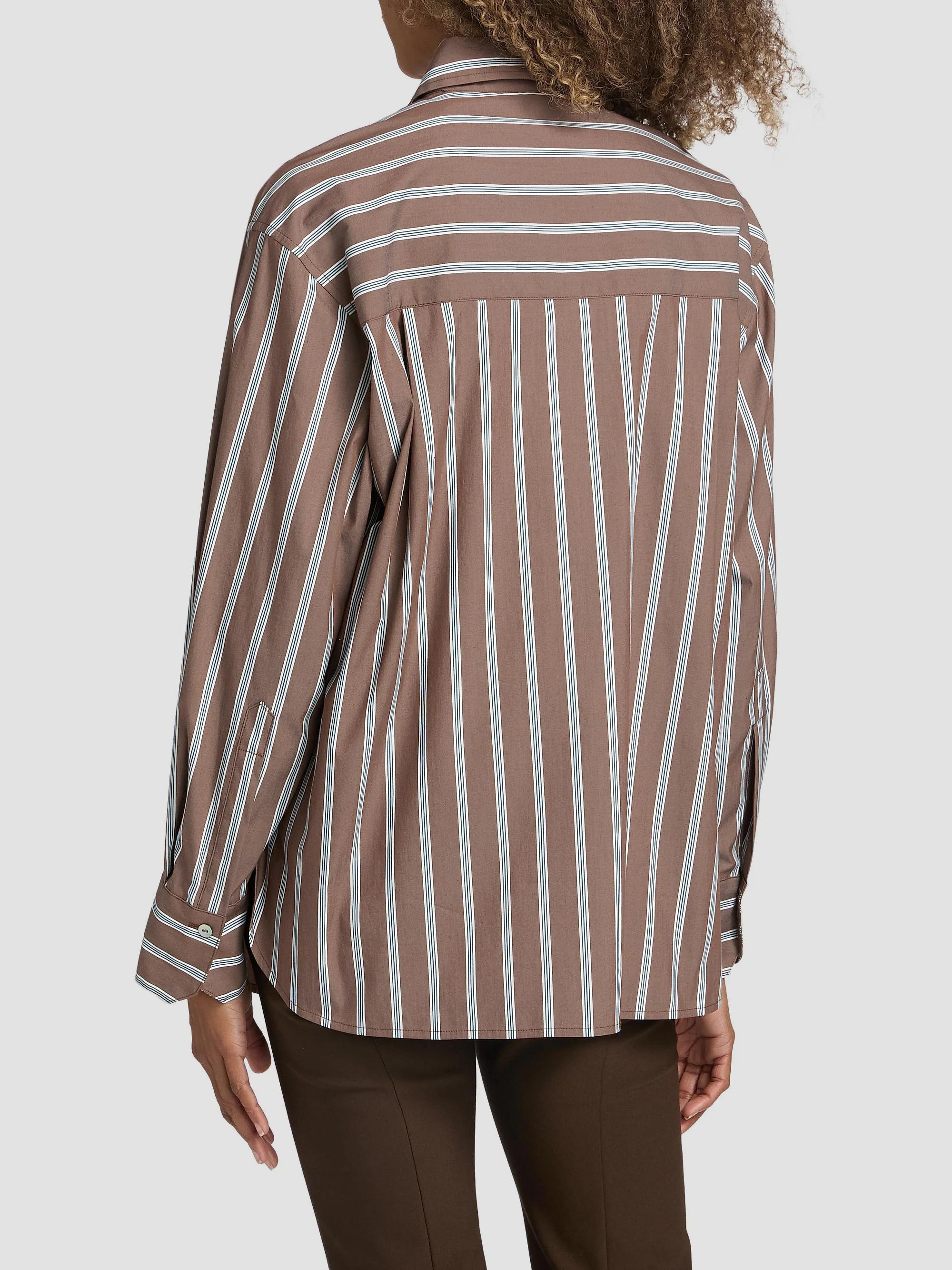 Vince Striped Cotton-Nylon Shirt | Saks Fifth Avenue