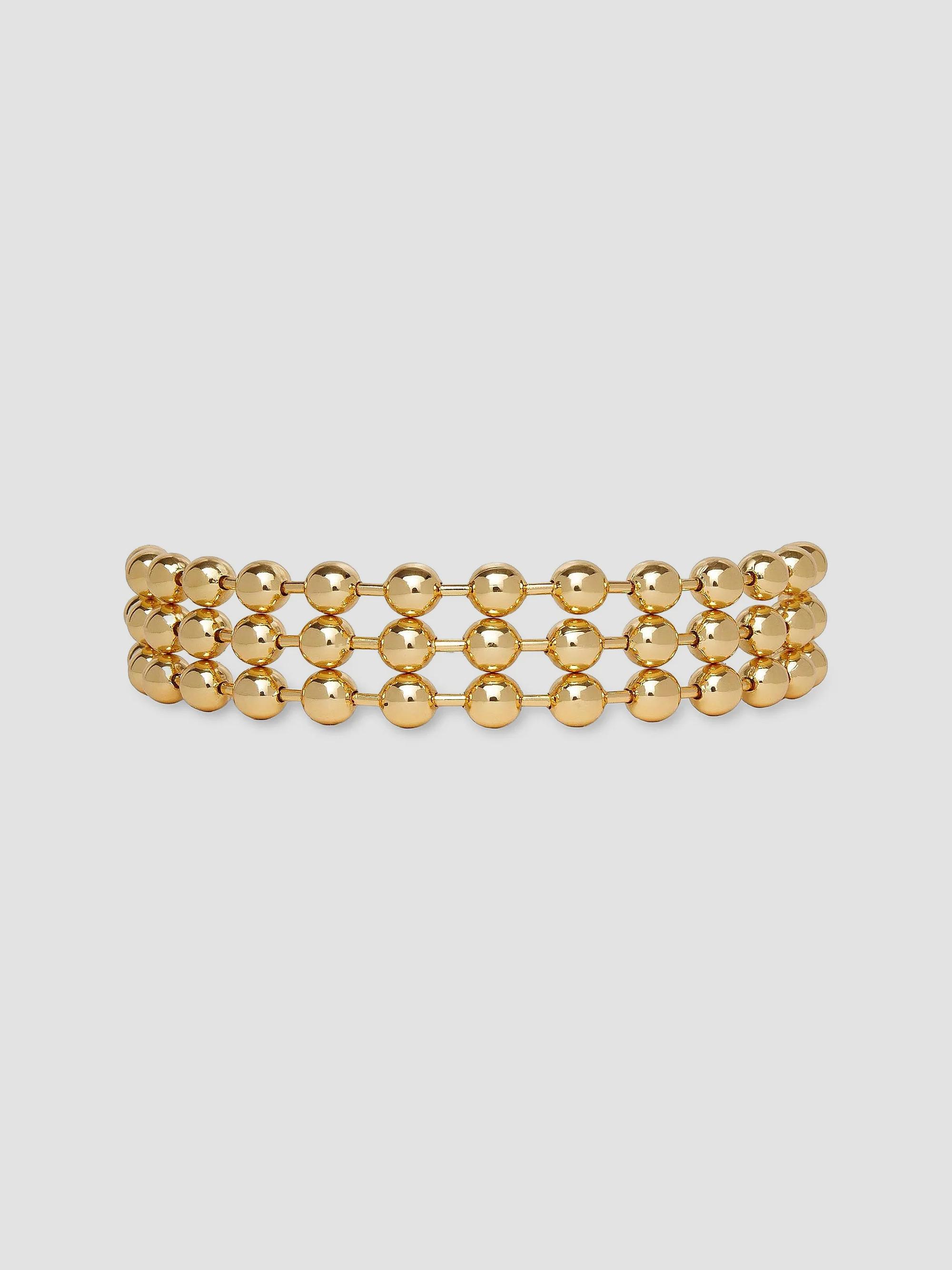 LELE SADOUGHI NWT AUTHENTIC OVERSIZED IVORY VELVET EMBELLISHED BARRETTE Lele Sadoughi Knotted Venus Embellished Headband | Neiman Marcus main image 3