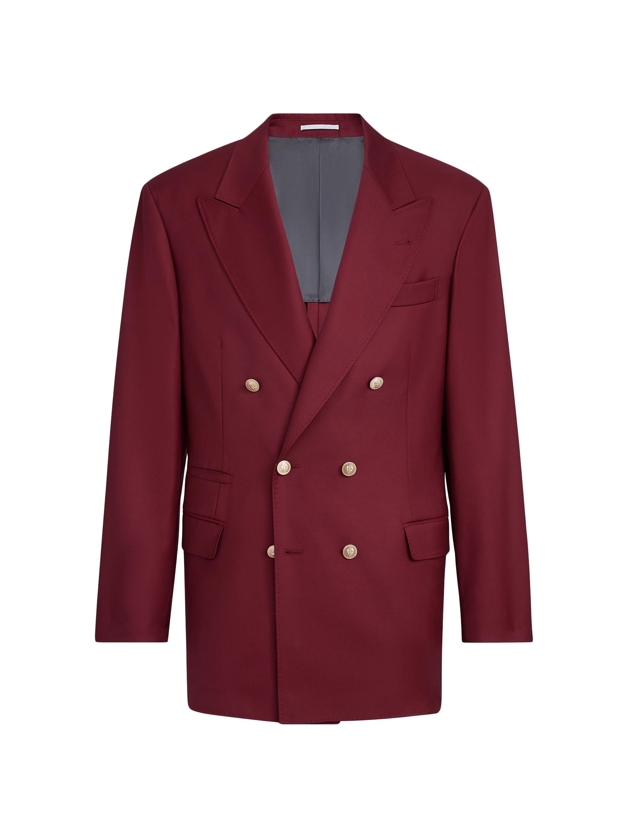 Brunello Cucinelli Virgin Wool Batavia One and a Half Breasted