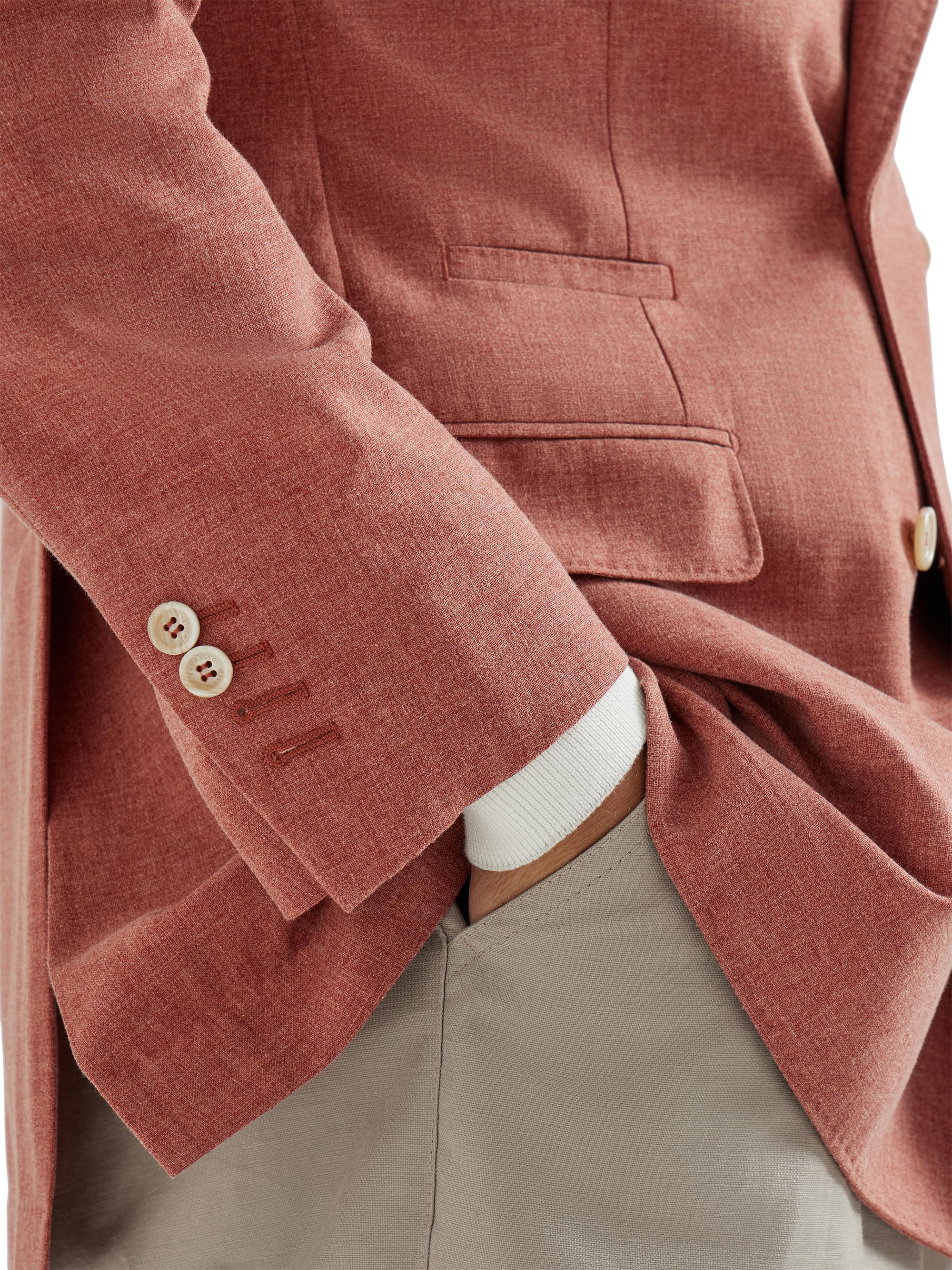 Brunello Cucinelli Virgin Wool, Cotton and Silk Mouliné One and a