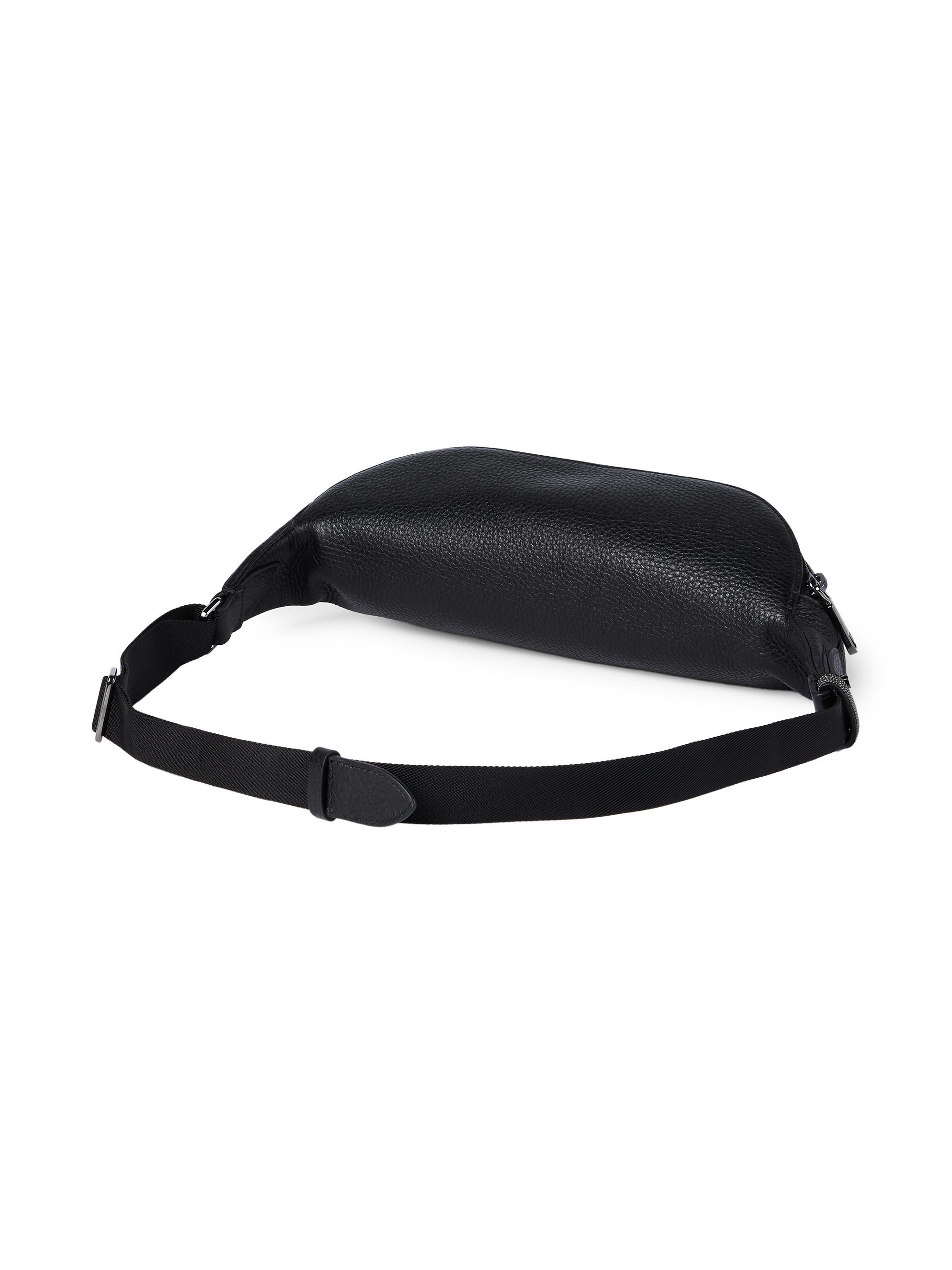 Brunello Cucinelli Duo Belt Bag in Grained Soft Leather with