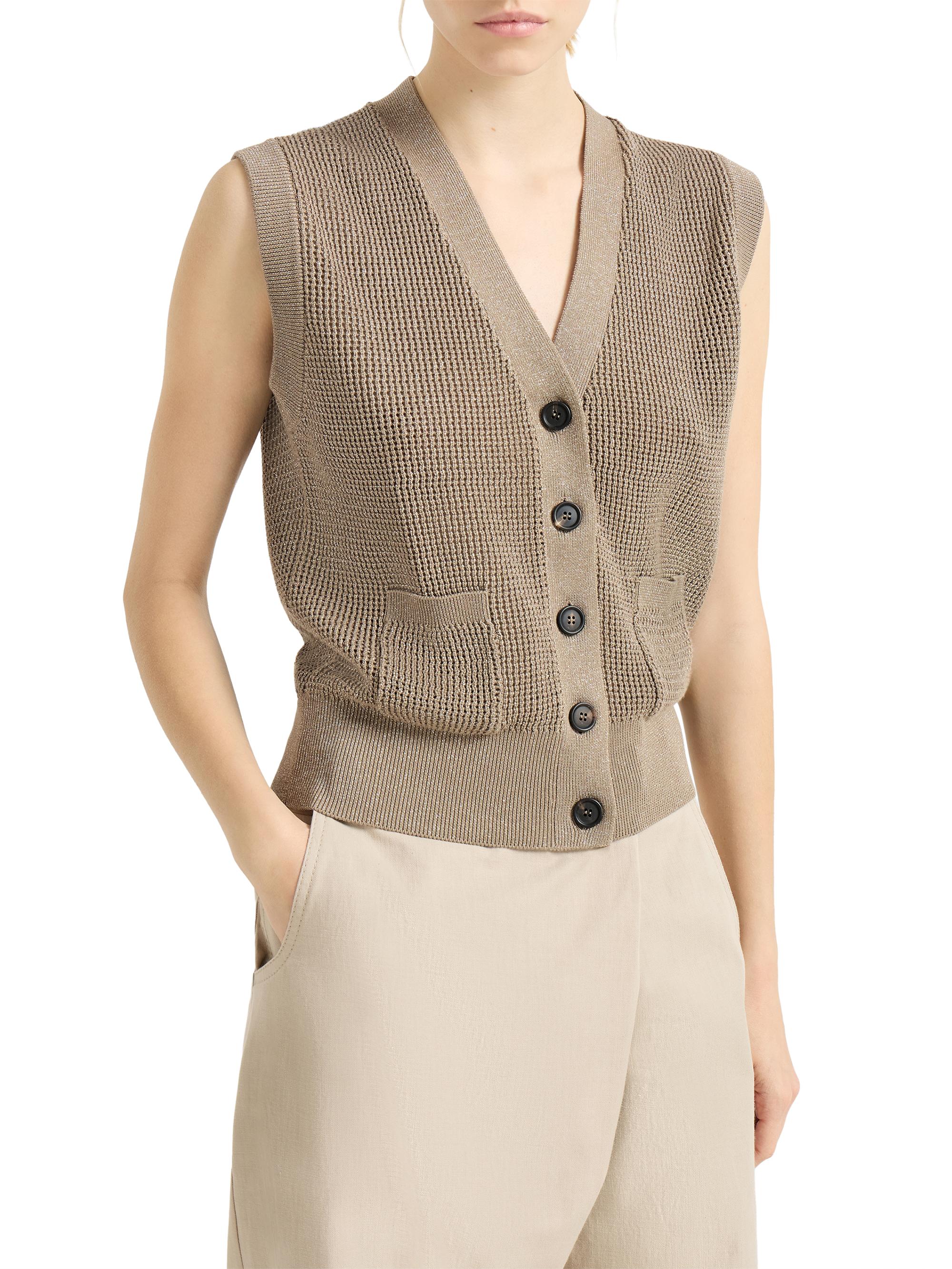 Brunello Cucinelli Sparkling Cotton English Rib Cardigan | Saks Fifth ...