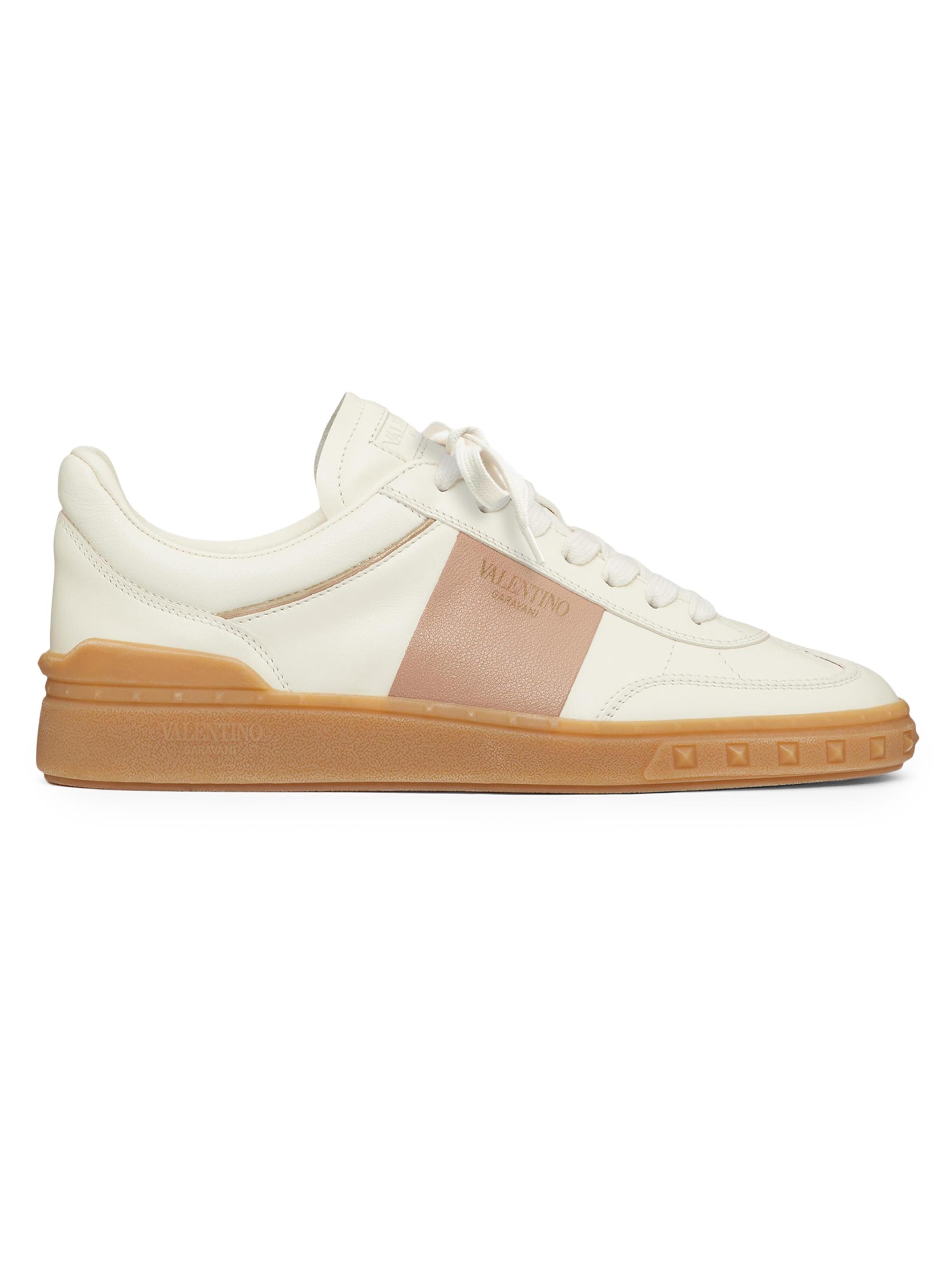 Valentino Garavani Open Disco Wedge Sneakers in Calfskin With