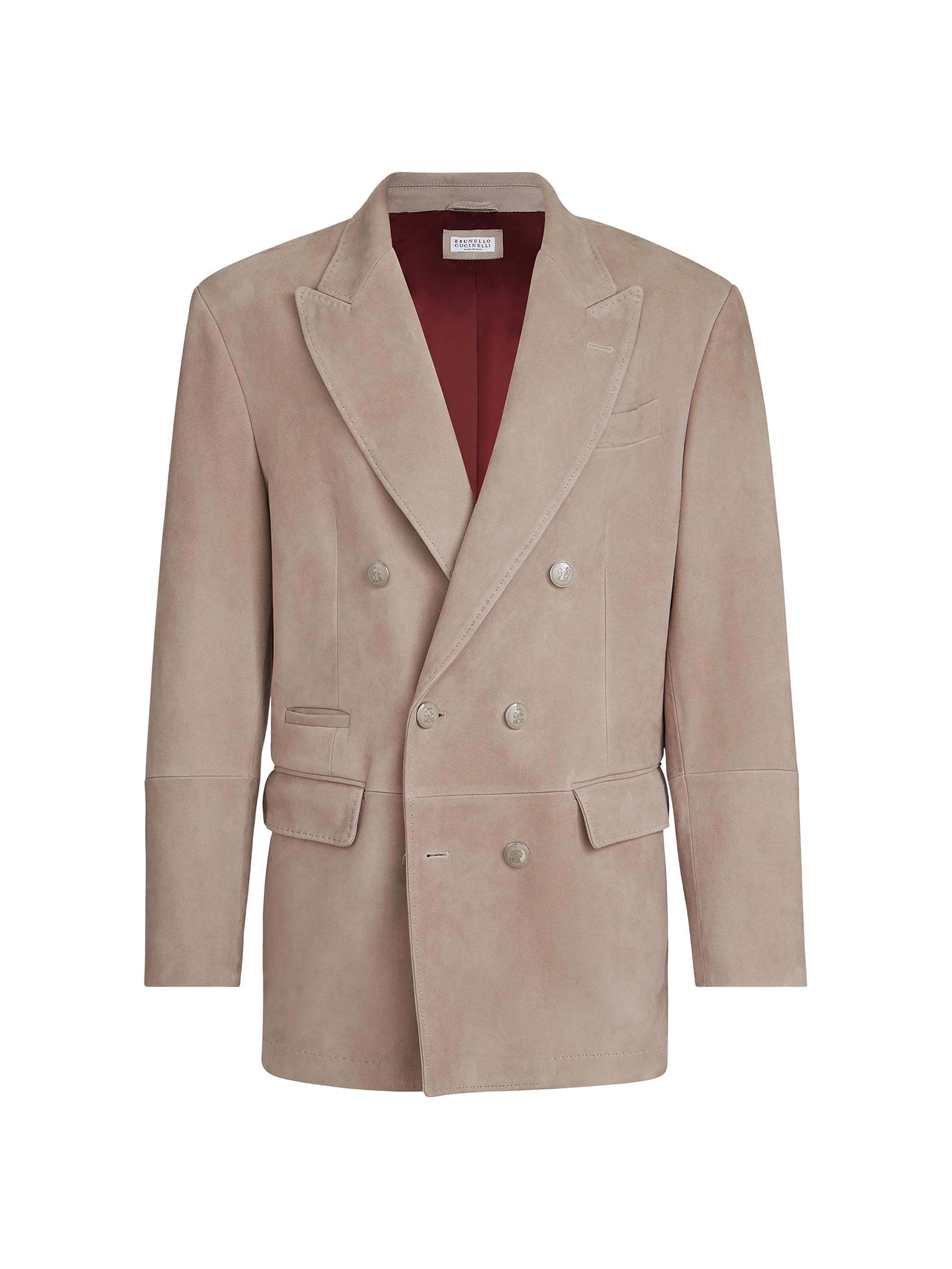 Brunello Cucinelli Country Suede One and a Half Breasted Blazer