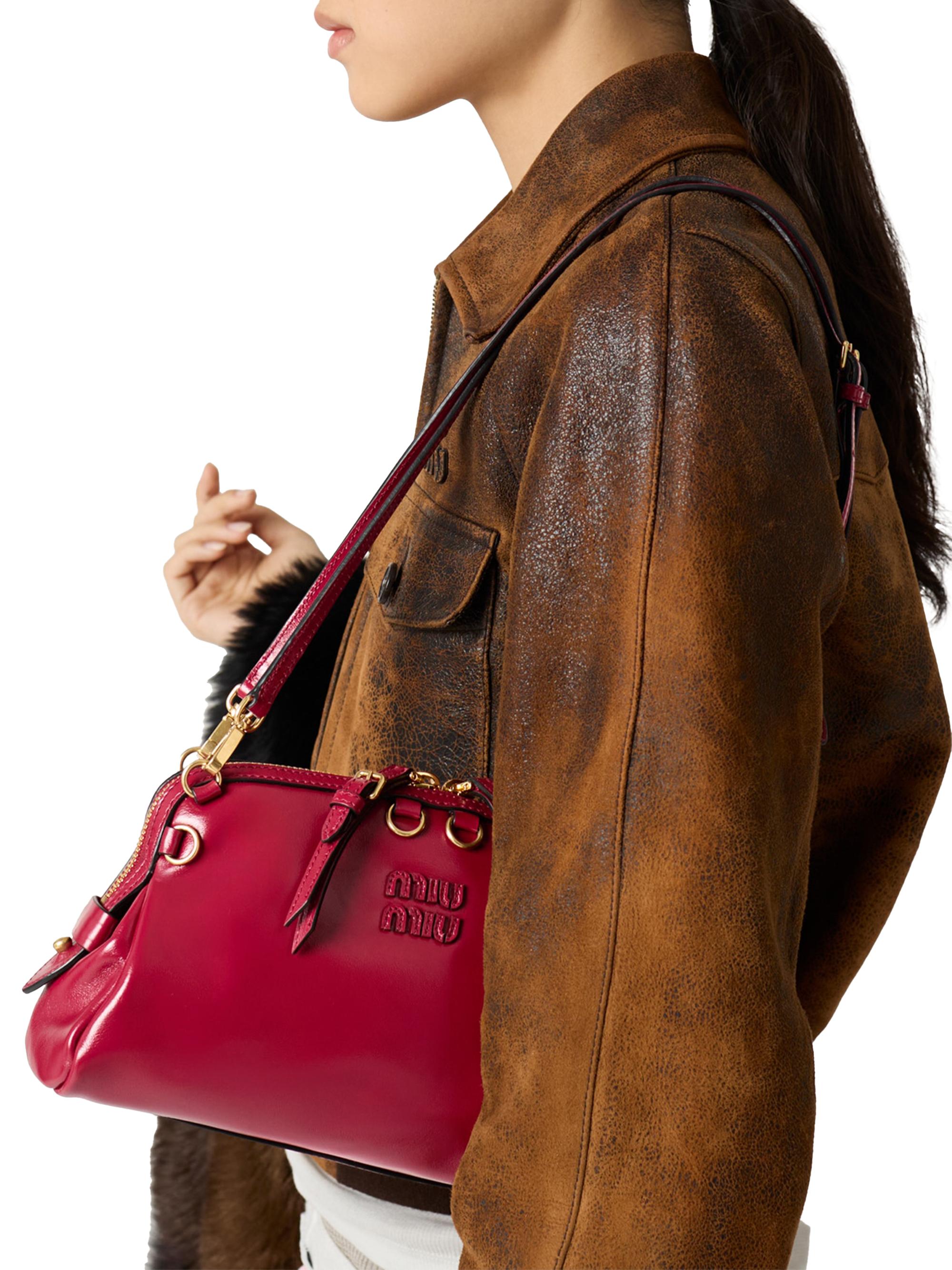 Miu Miu Leather Clutch | Saks Fifth Avenue