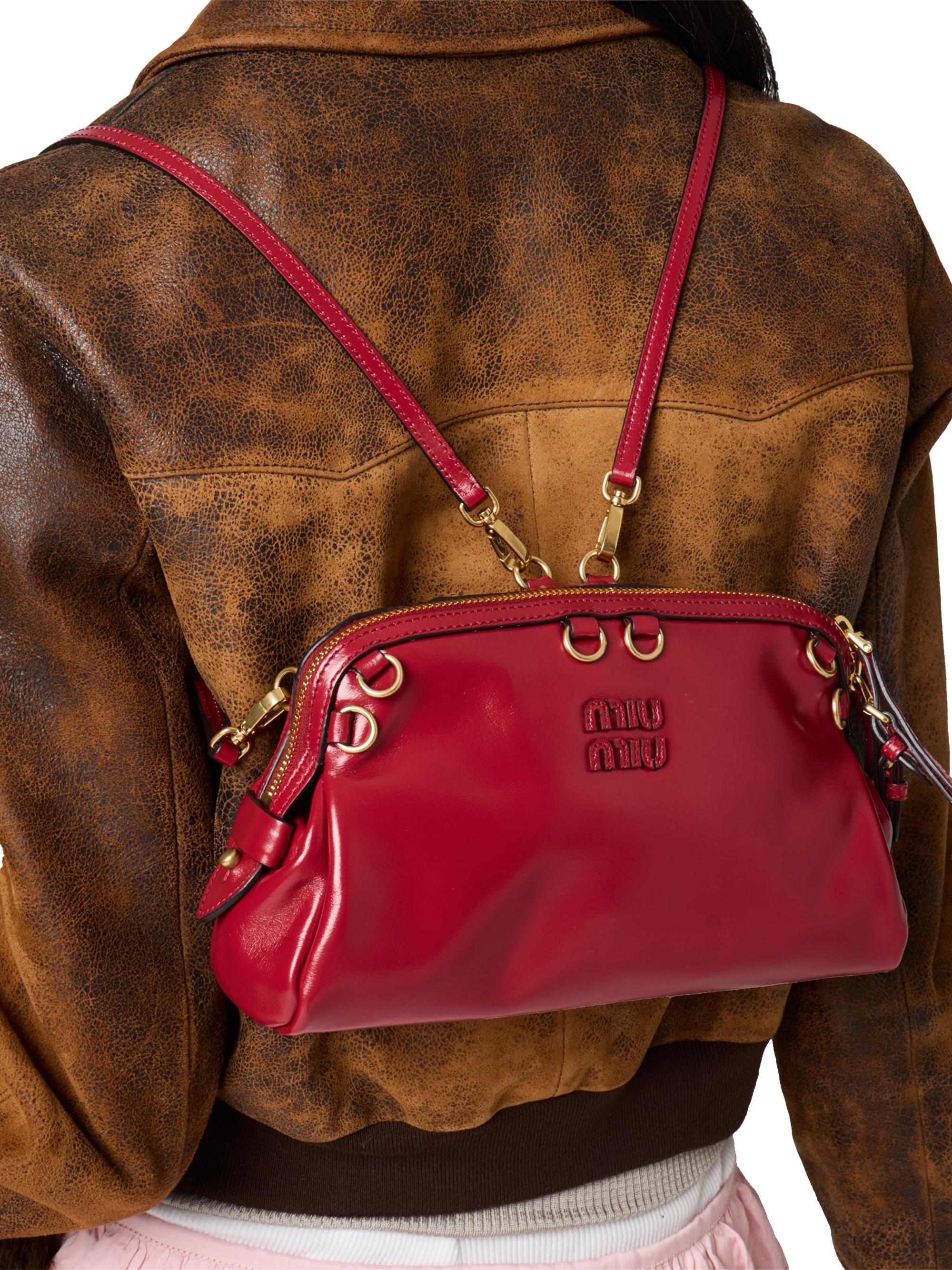 Miu Miu Leather Clutch | Saks Fifth Avenue