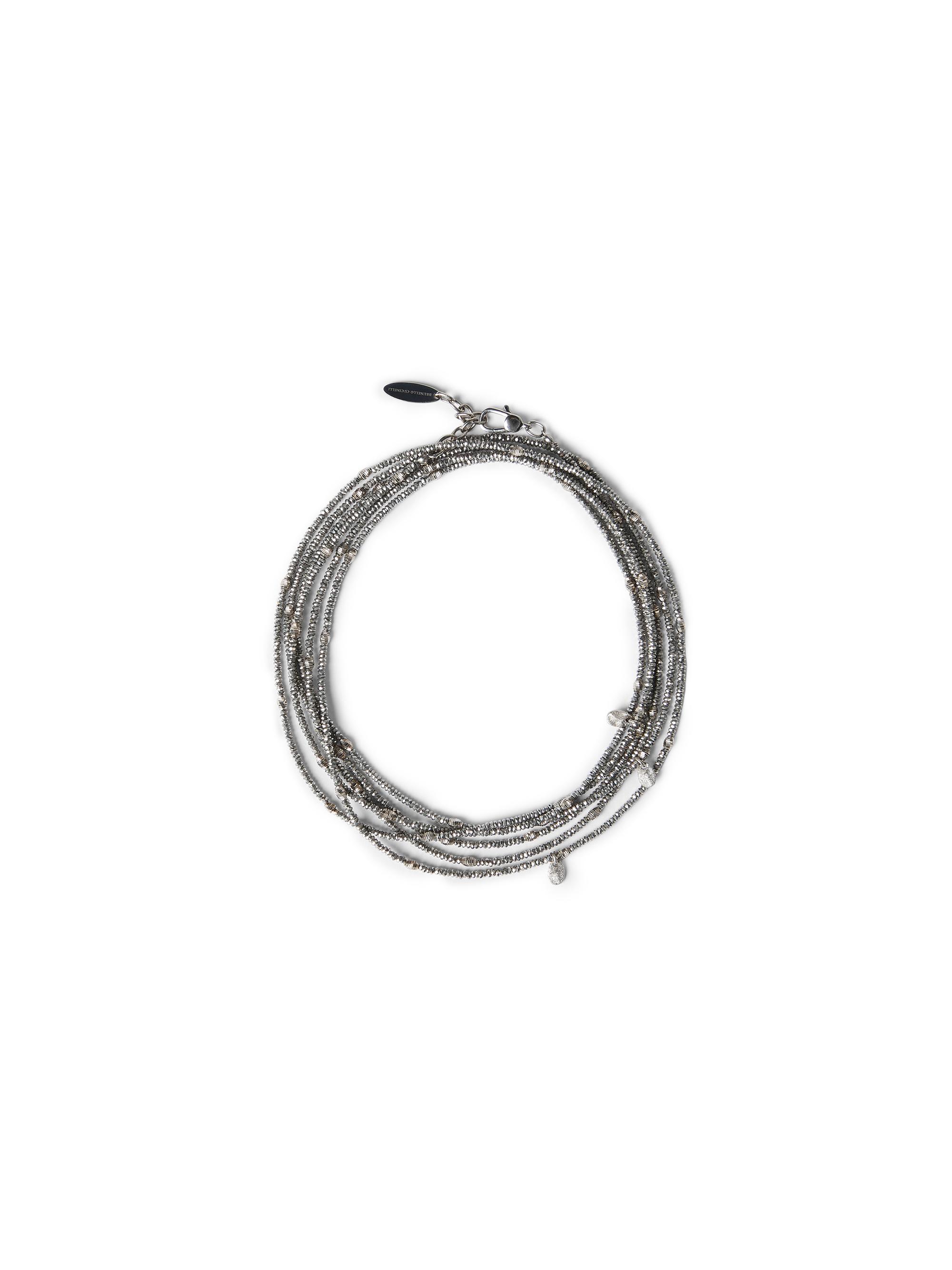 Brunello Cucinelli Women's Hematite and Sterling Silver Wrap Bracelet - Grey