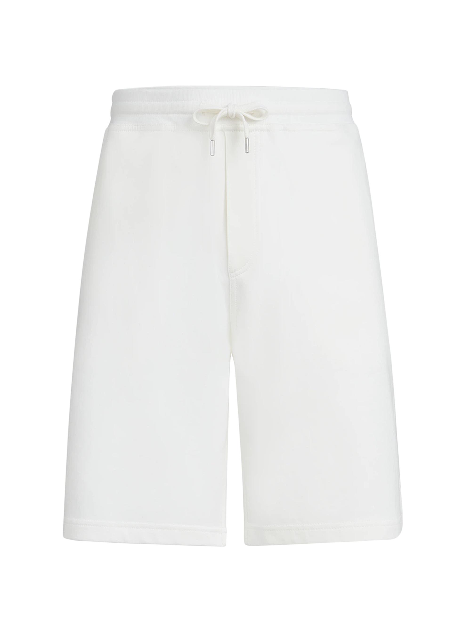 Brunello Cucinelli Men's Techno Cotton French Terry Bermuda Shorts - Off White