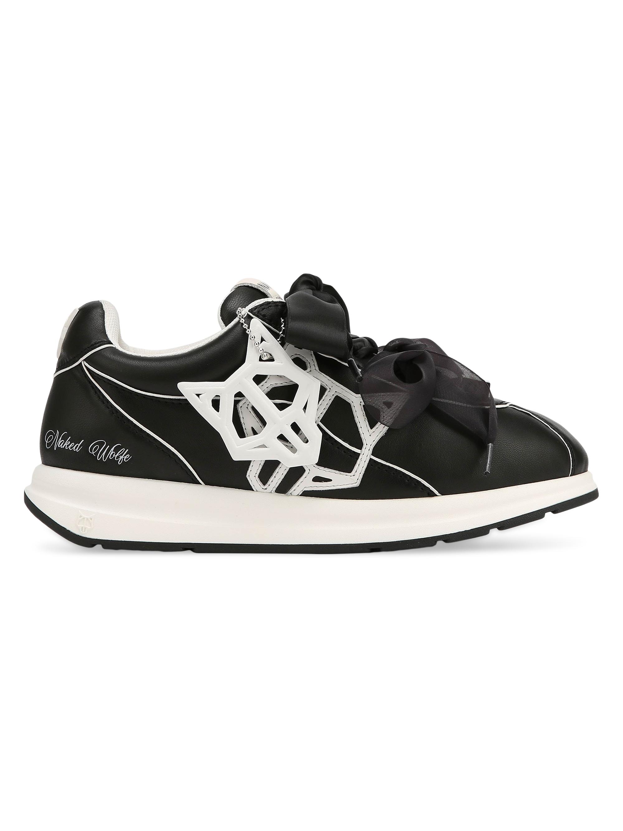 Naked Wolfe Temple Leather Suede Low Top Sneakers | Saks Fifth Avenue