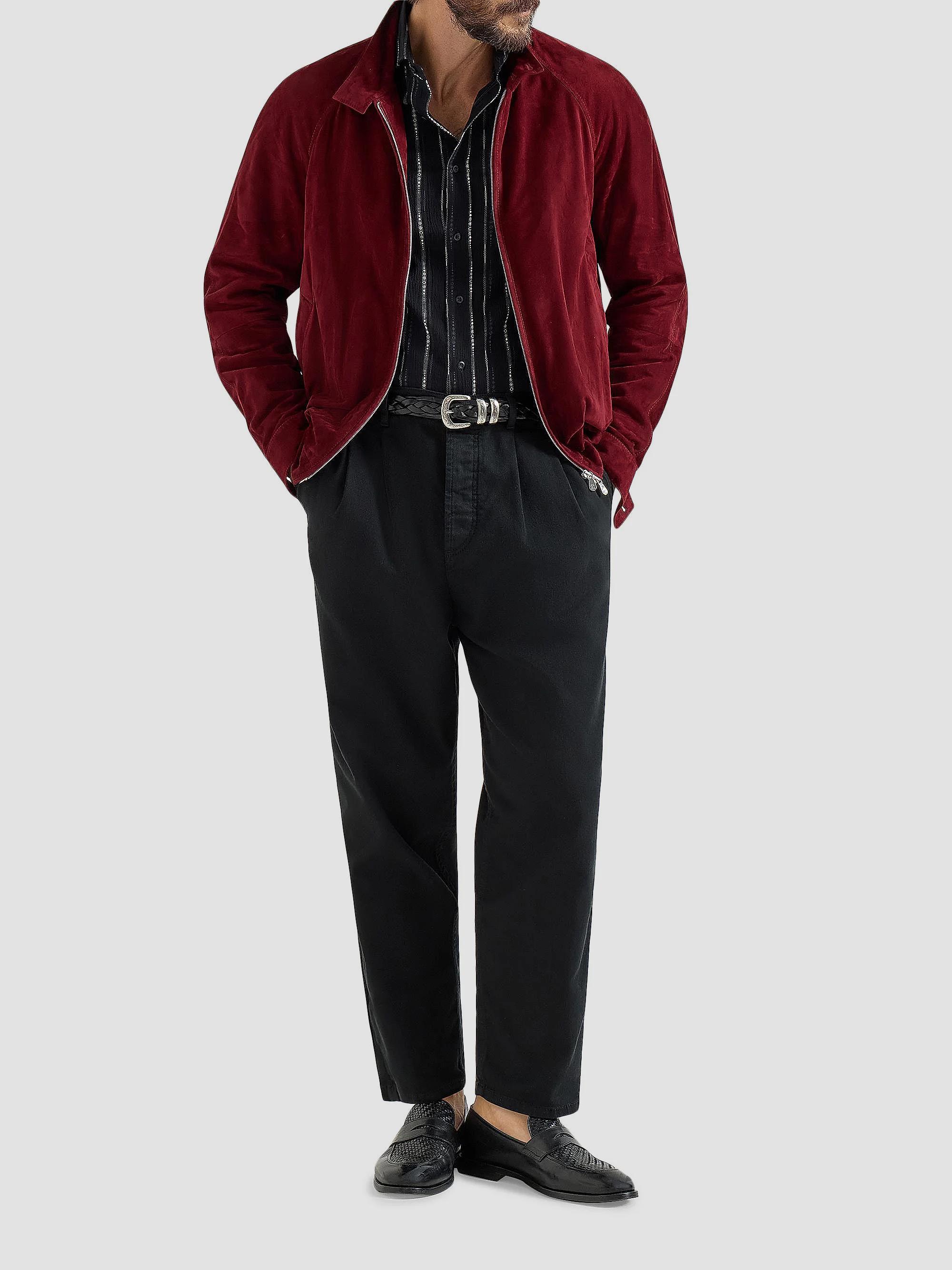 Brunello Cucinelli Suede Unlined Jacket with Stand Collar | Saks
