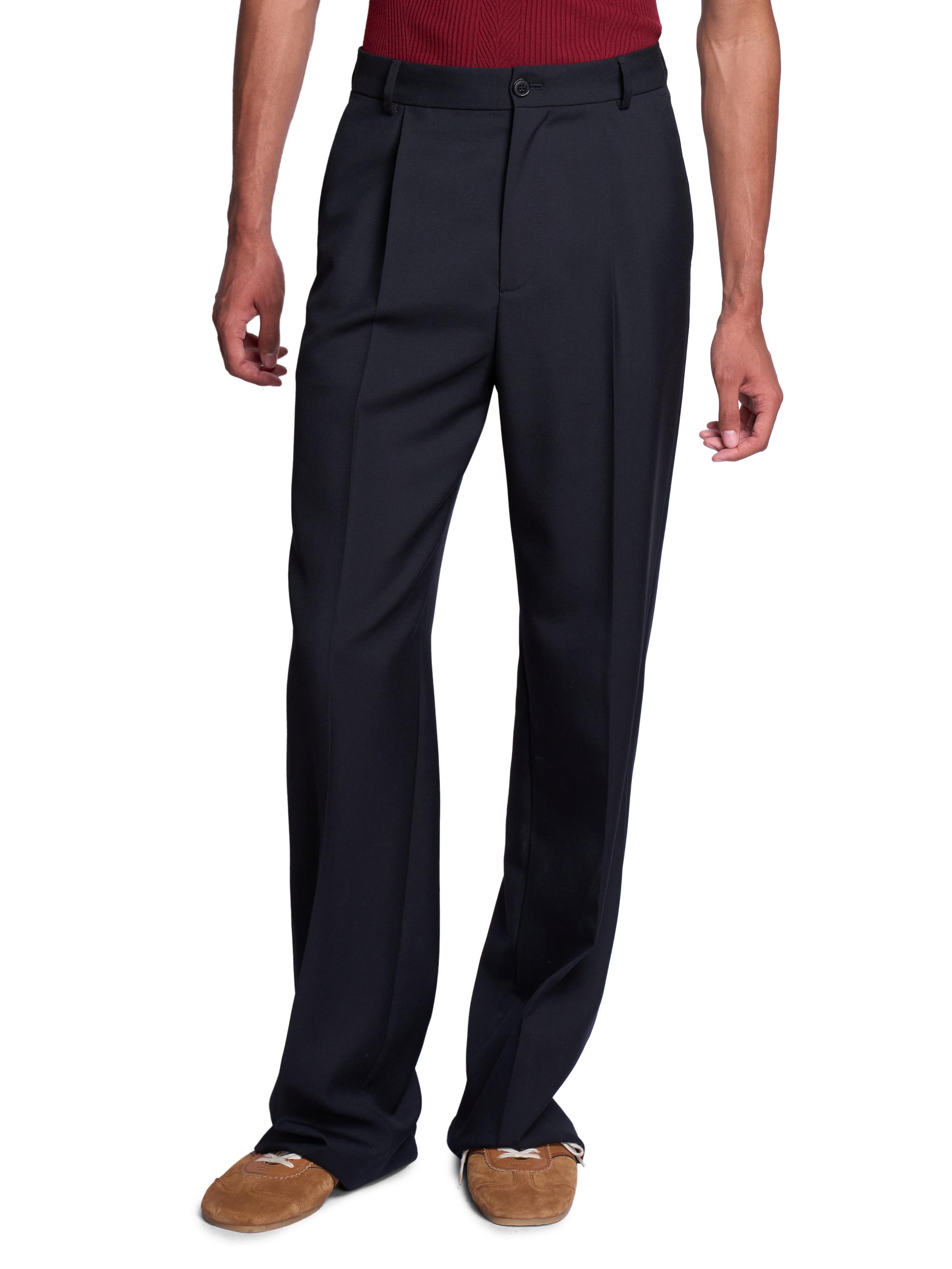 Dries Van Noten Penrud Wool-Mohair Straight-Leg Pants | Saks Fifth