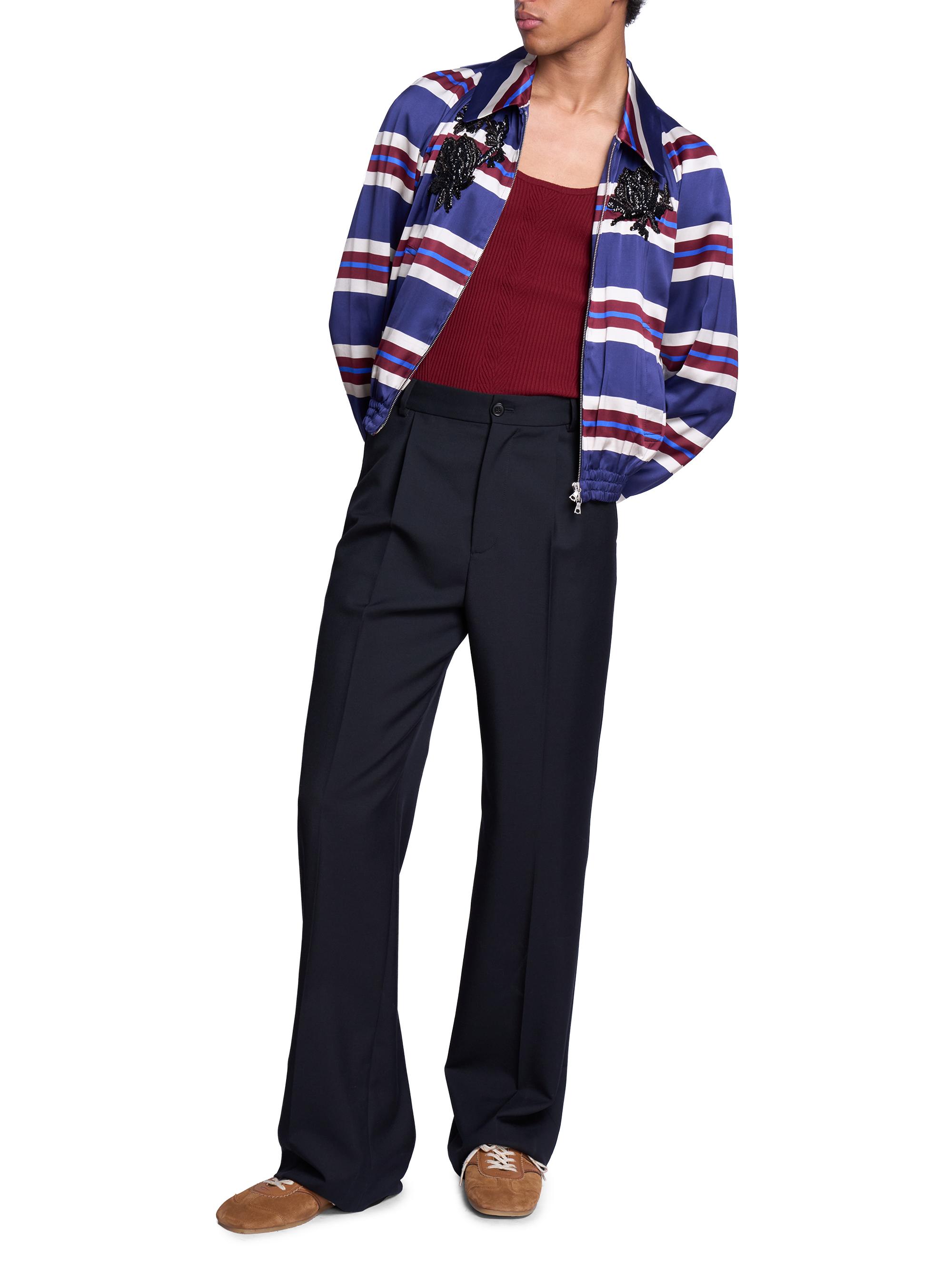 Dries Van Noten Penrud Wool-Mohair Straight-Leg Pants | Saks Fifth