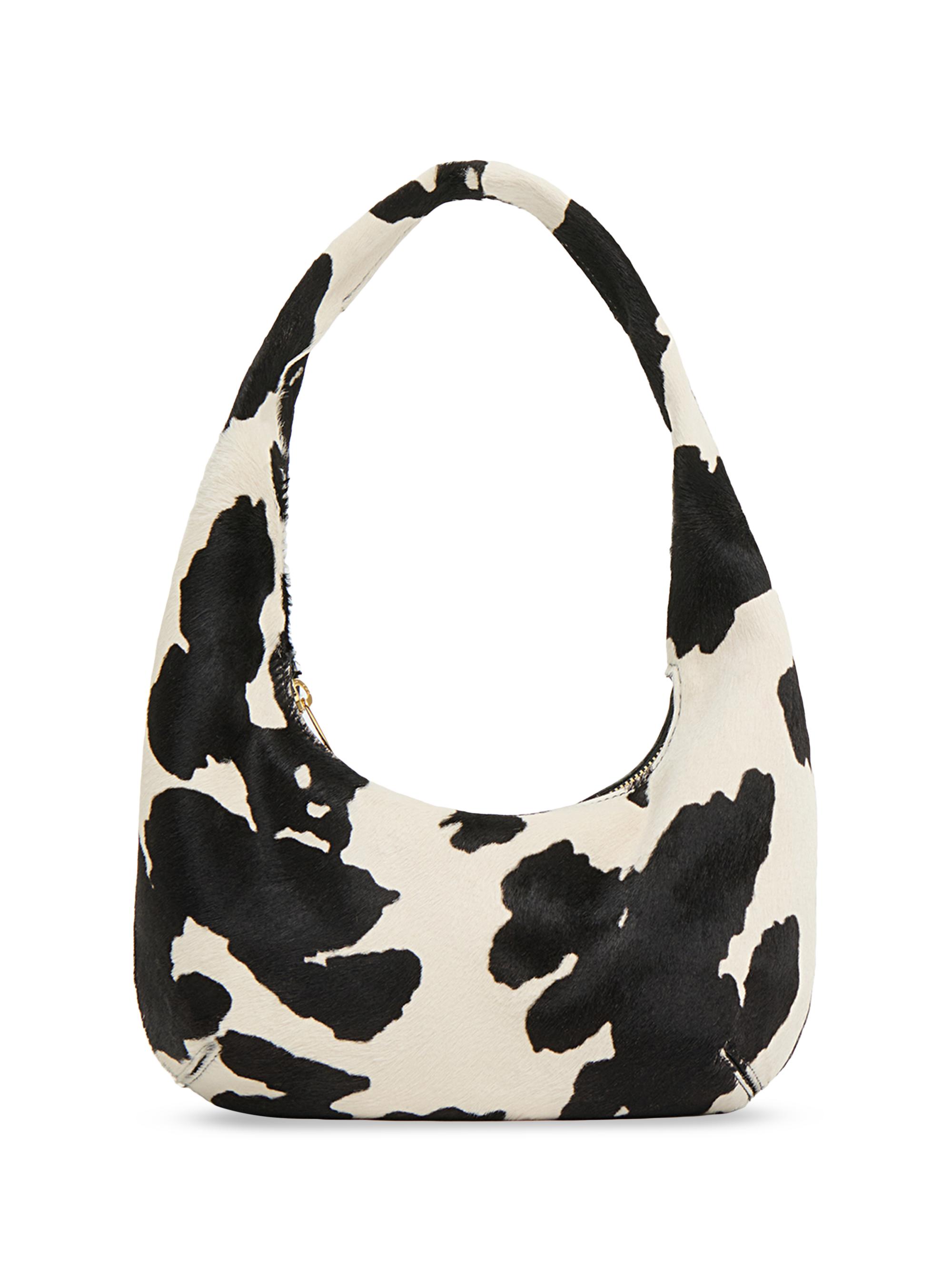 Mansur Gavriel Women's Cow-Print Leather Shoulder Bag - Printed Pony Hair