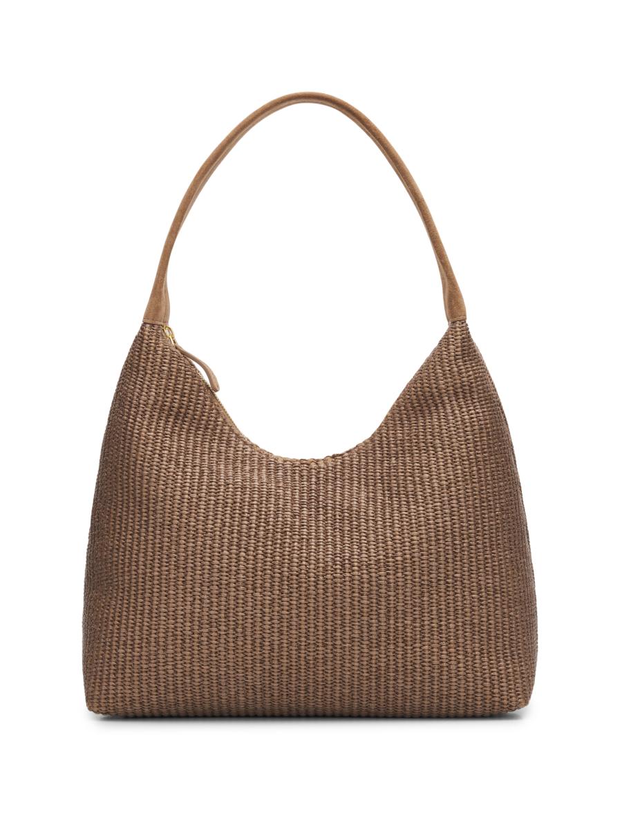 Mansur Gavriel Candy Raffia Hobo Bag | Saks Fifth Avenue