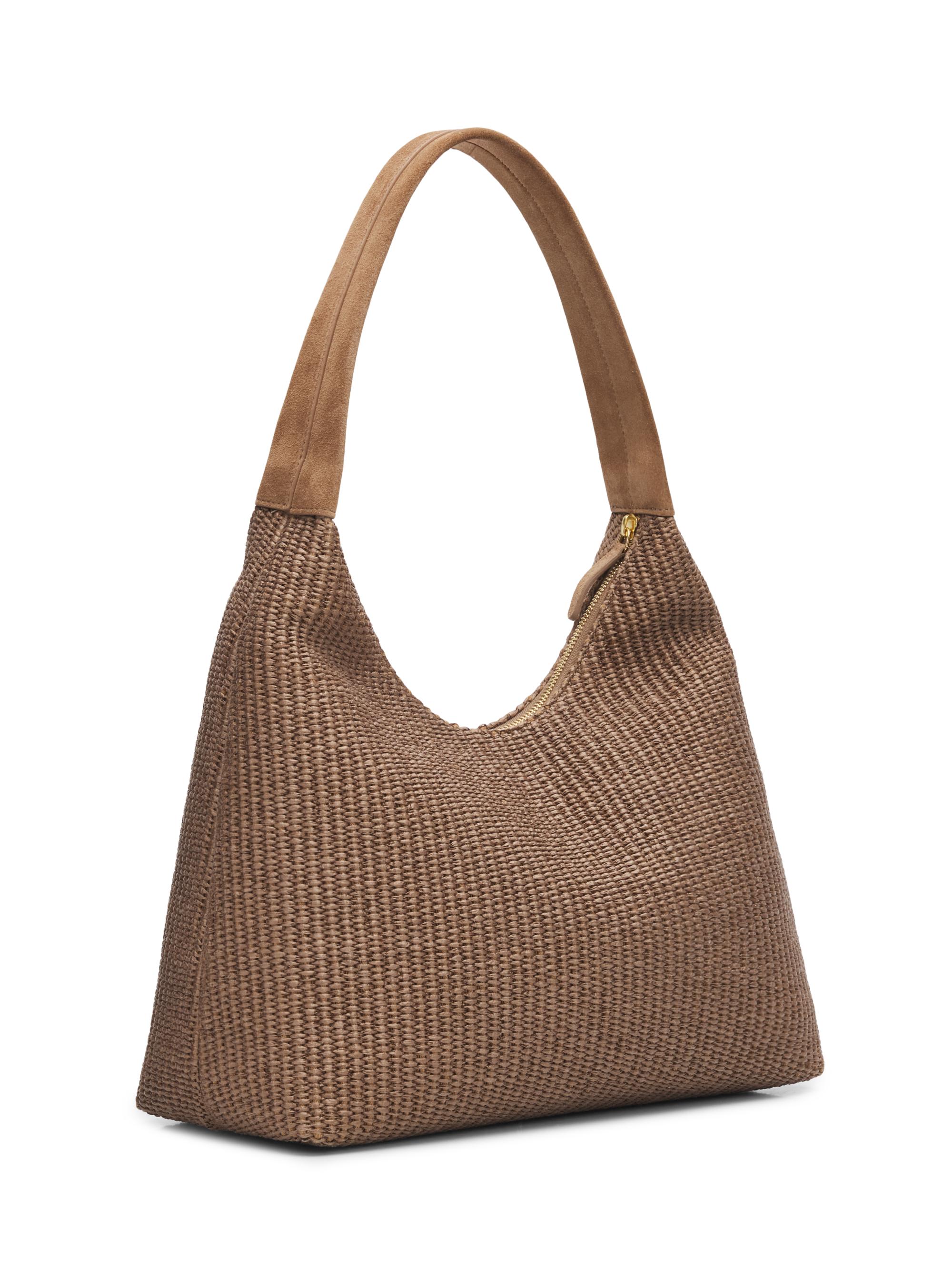 Mansur Gavriel Candy Raffia Hobo Bag | Saks Fifth Avenue