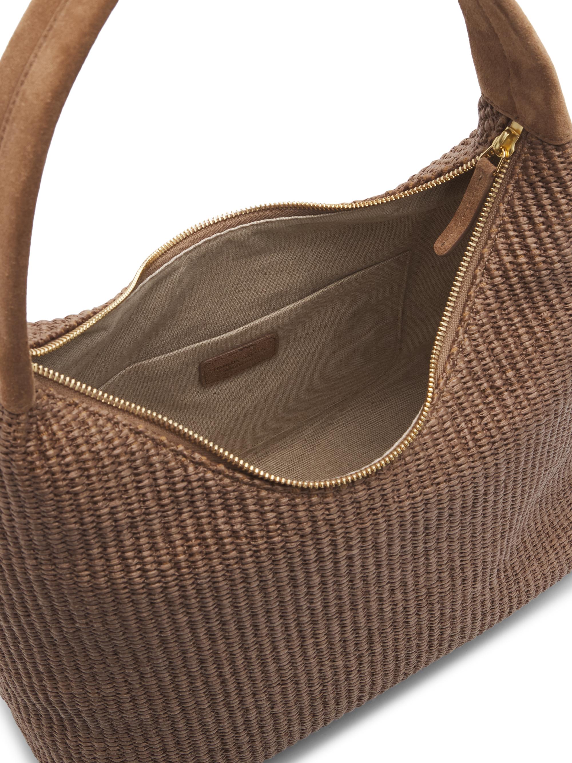 Mansur Gavriel Candy Raffia Hobo Bag | Saks Fifth Avenue