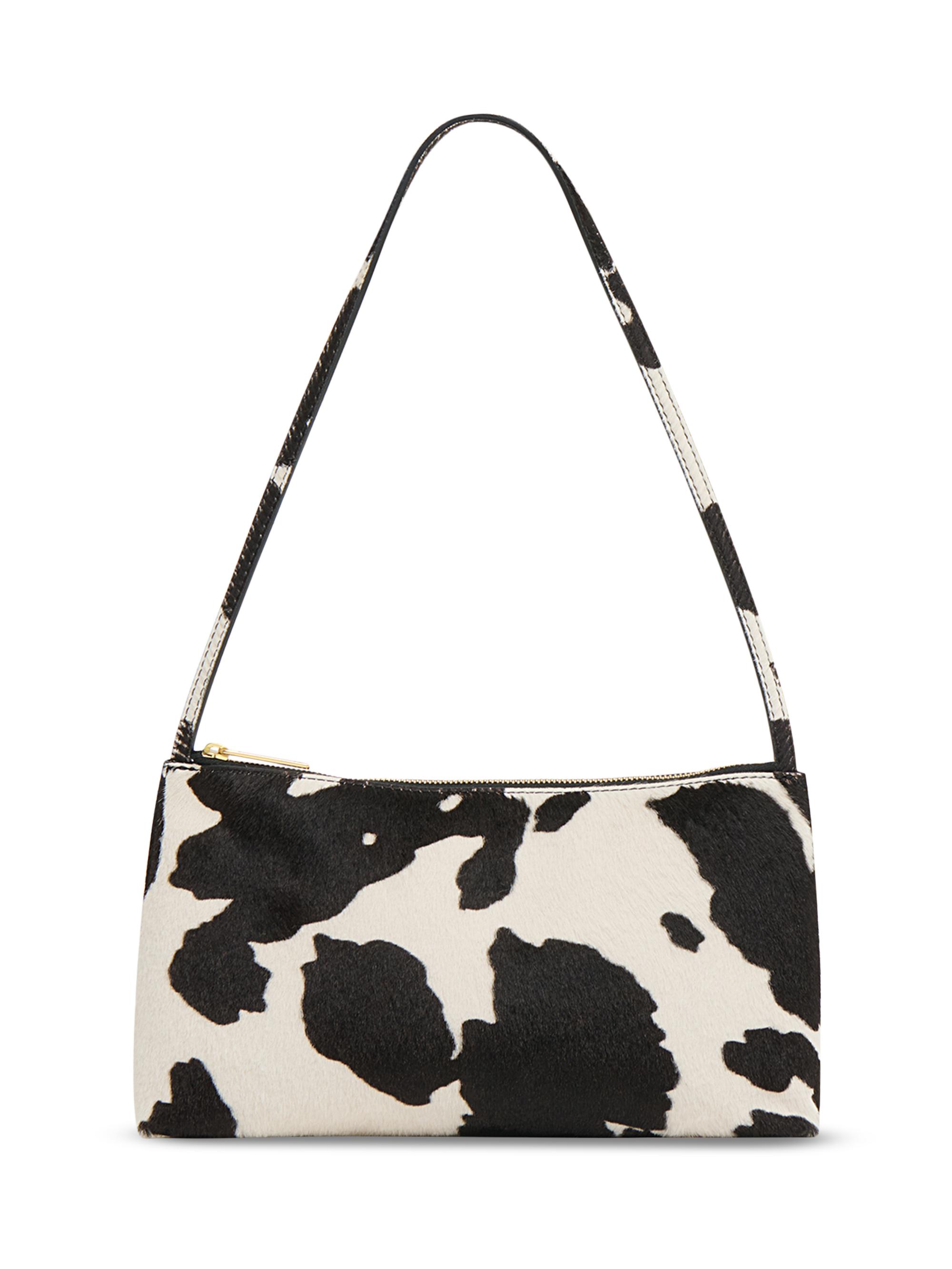 Mansur Gavriel Women's Gaia Cow Print Calf Hair Shoulder Bag - Printed Pony Hair
