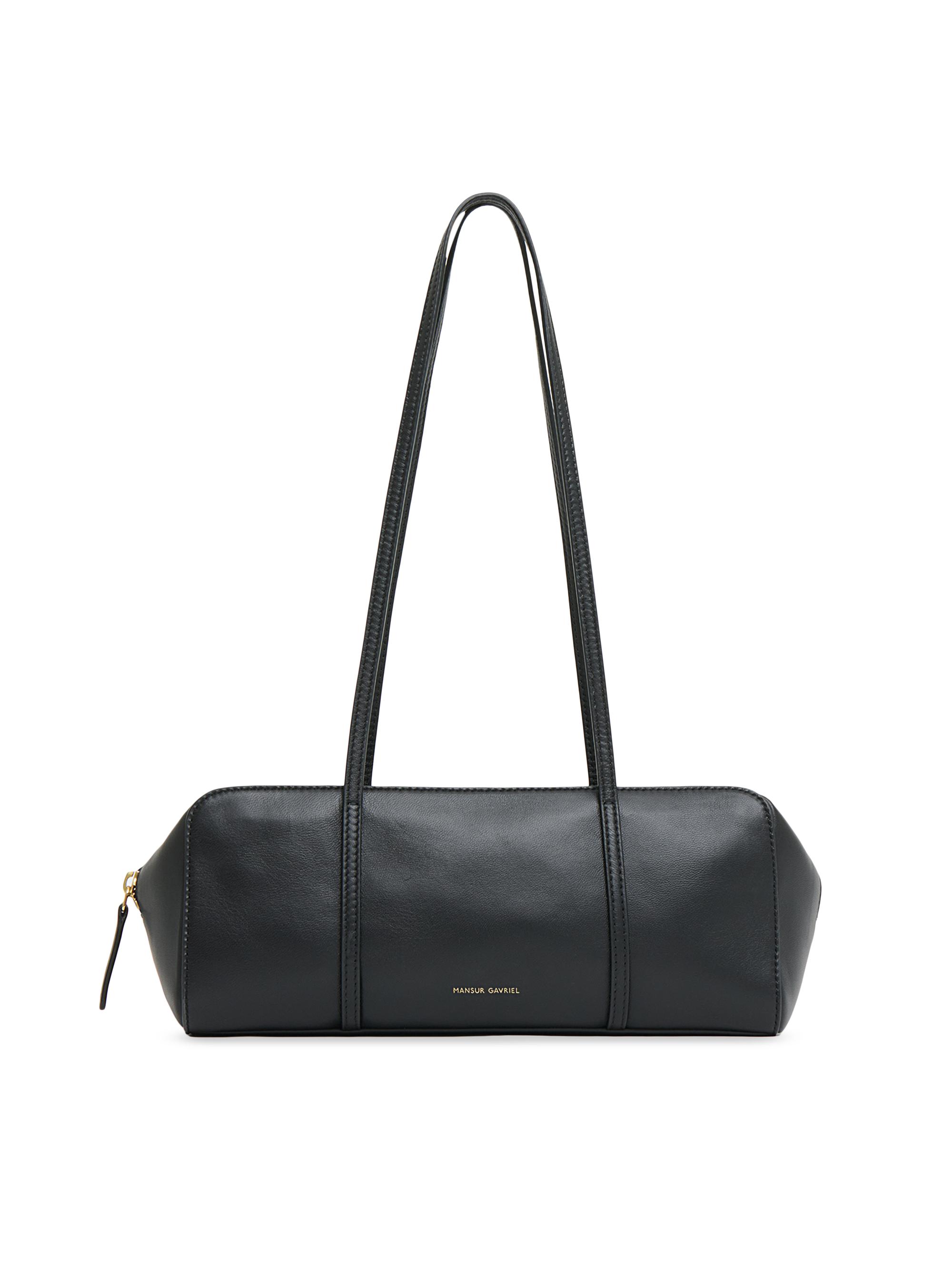 Mansur Gavriel Women's Filo Leather Shoulder Bag - Black