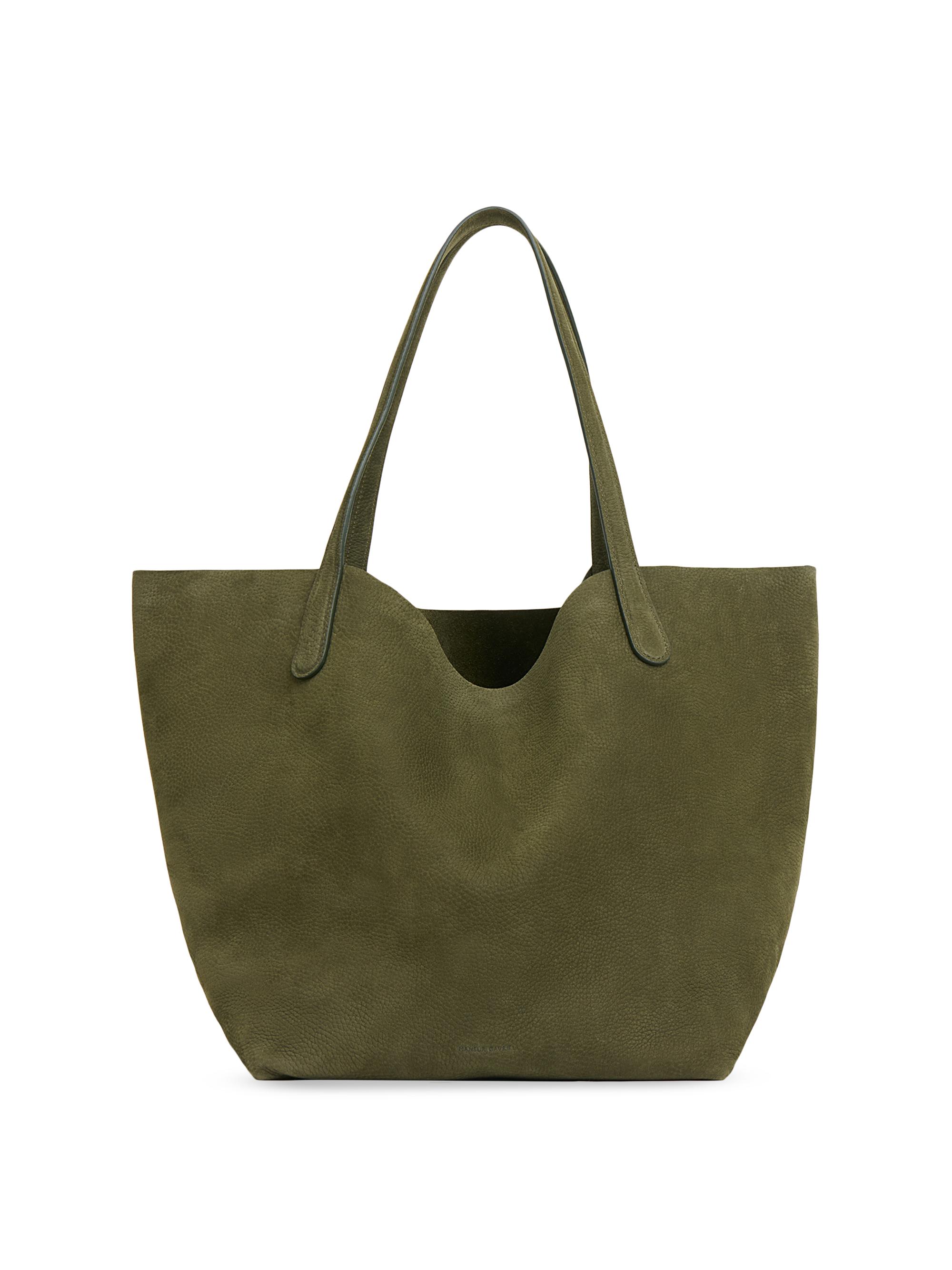 Mansur Gavriel Women's Everyday Suede Tote Bag - Algae