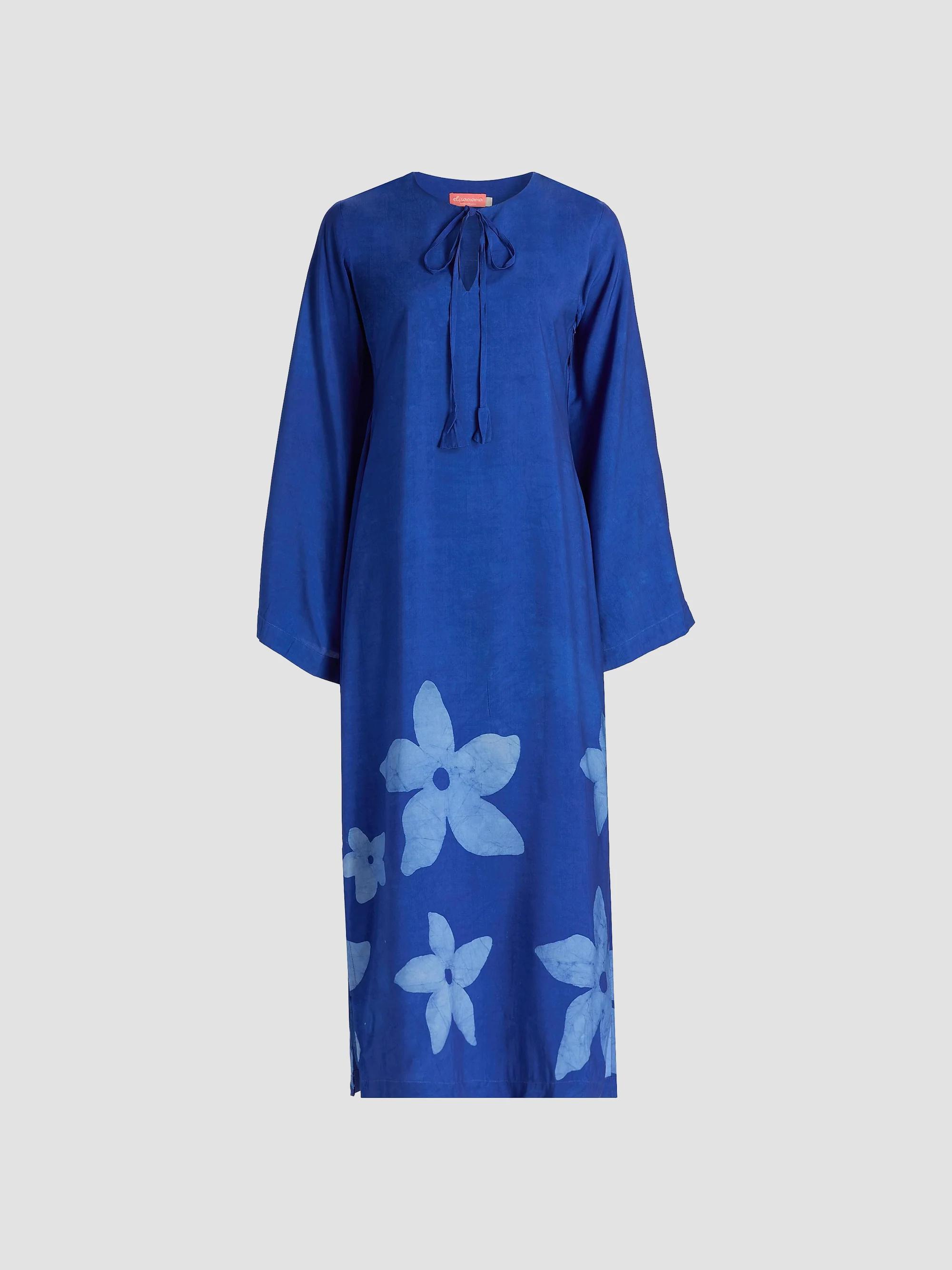 Elisamama Naj Floral A-Line Midi-Dress | Saks Fifth Avenue