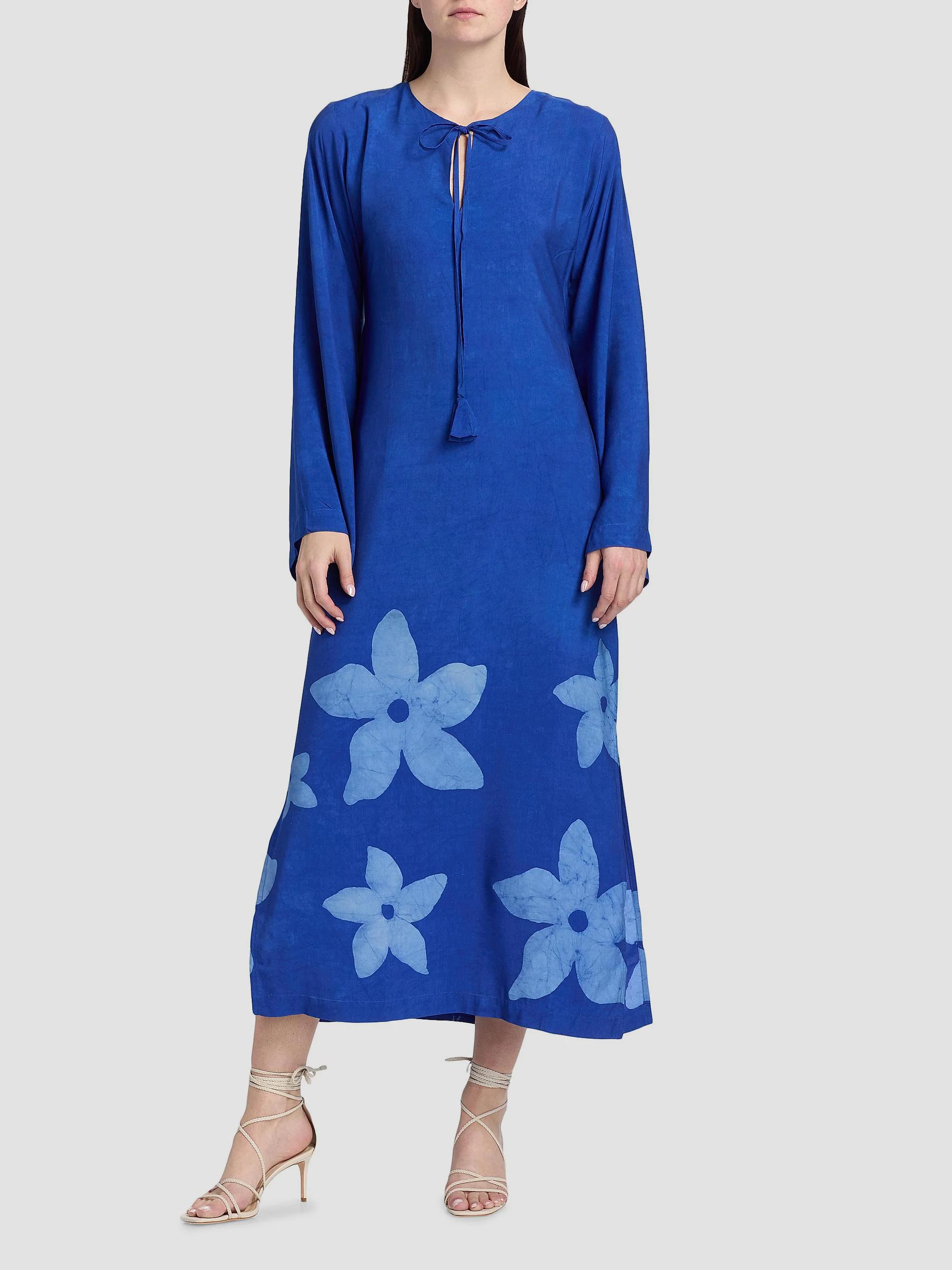 Elisamama Naj Floral A-Line Midi-Dress | Saks Fifth Avenue