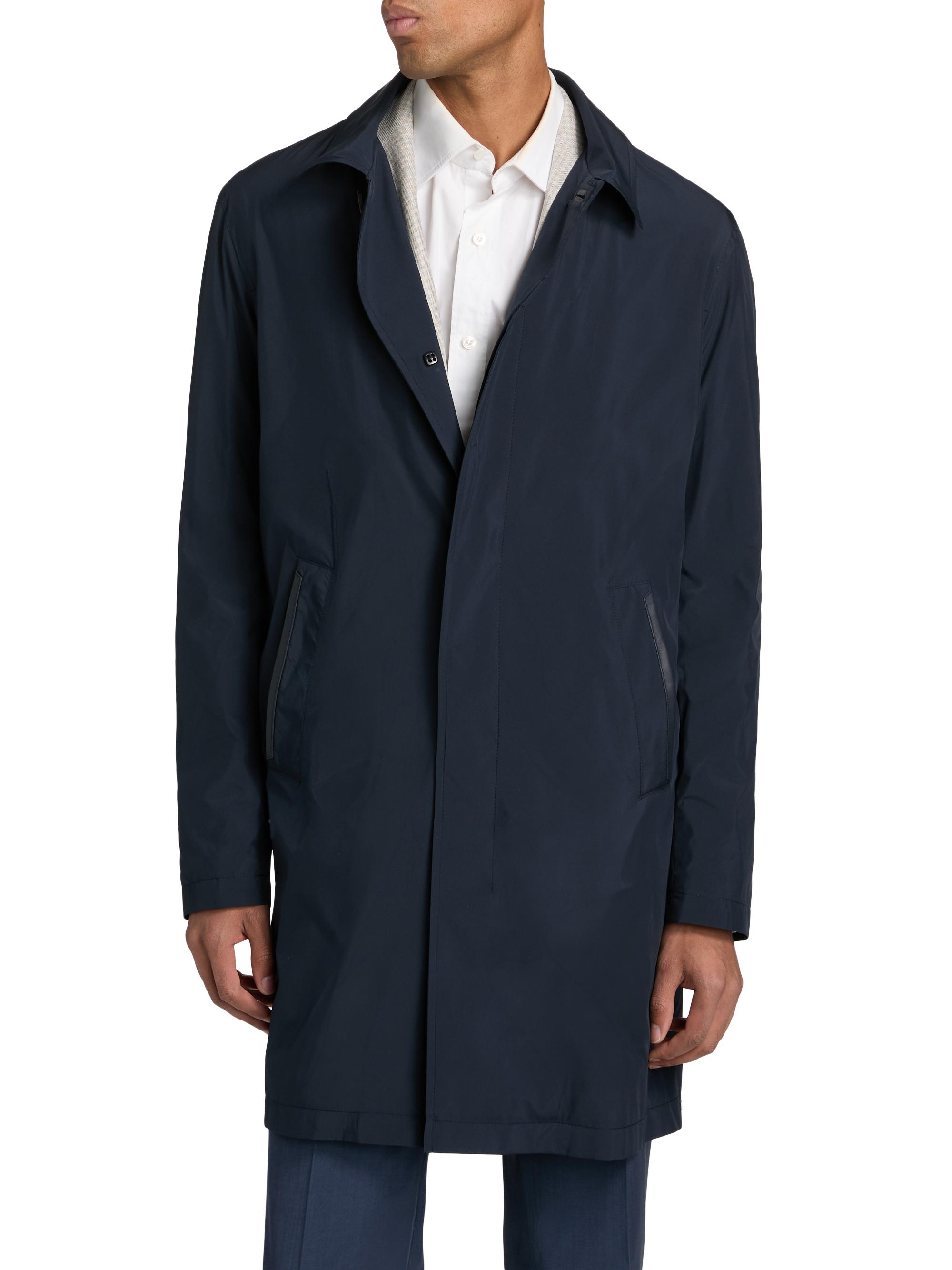 Corneliani Packable Raincoat | Saks Fifth Avenue