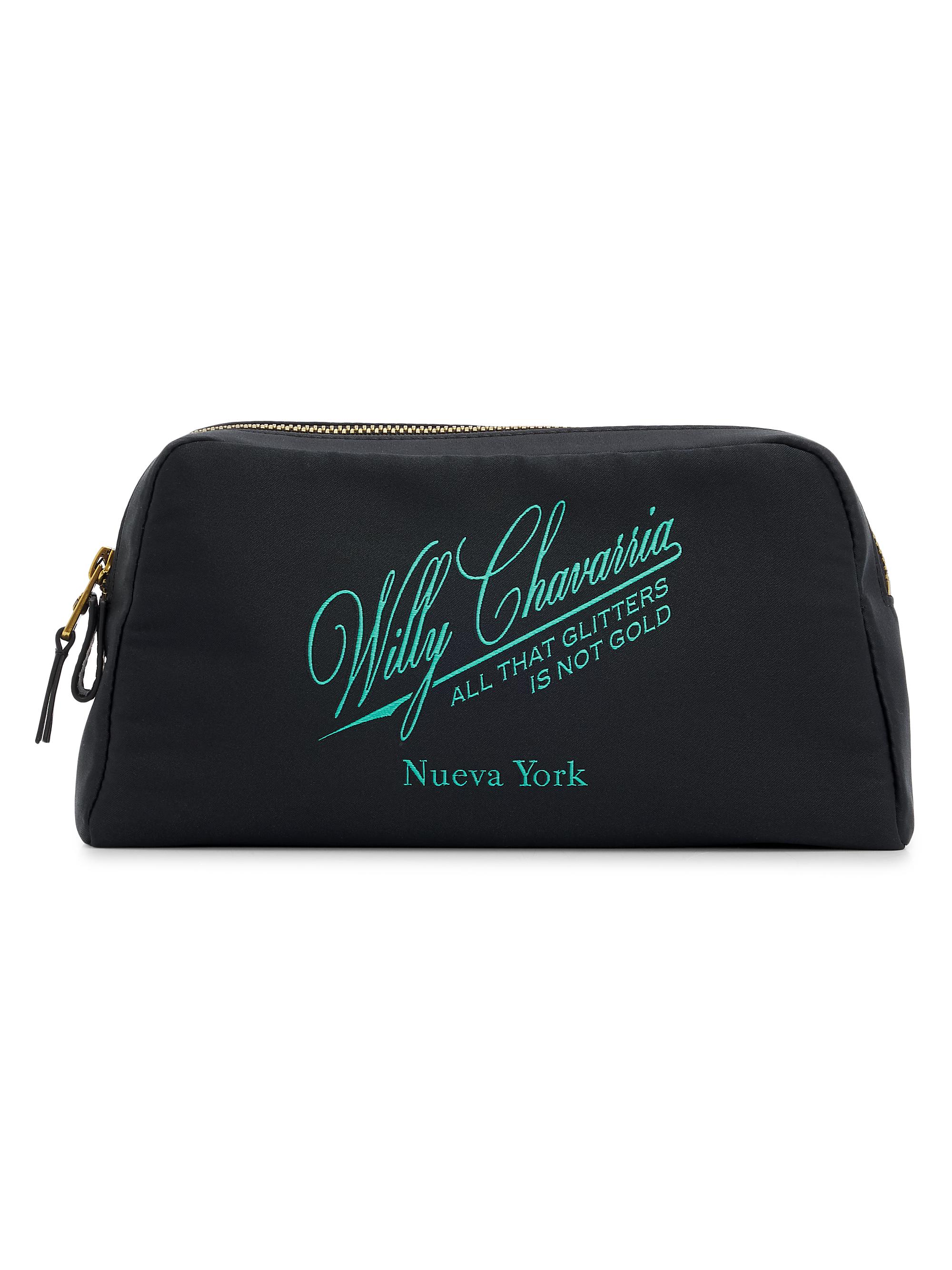 Willy Chavarria Label Wash Bag - Uniform Green