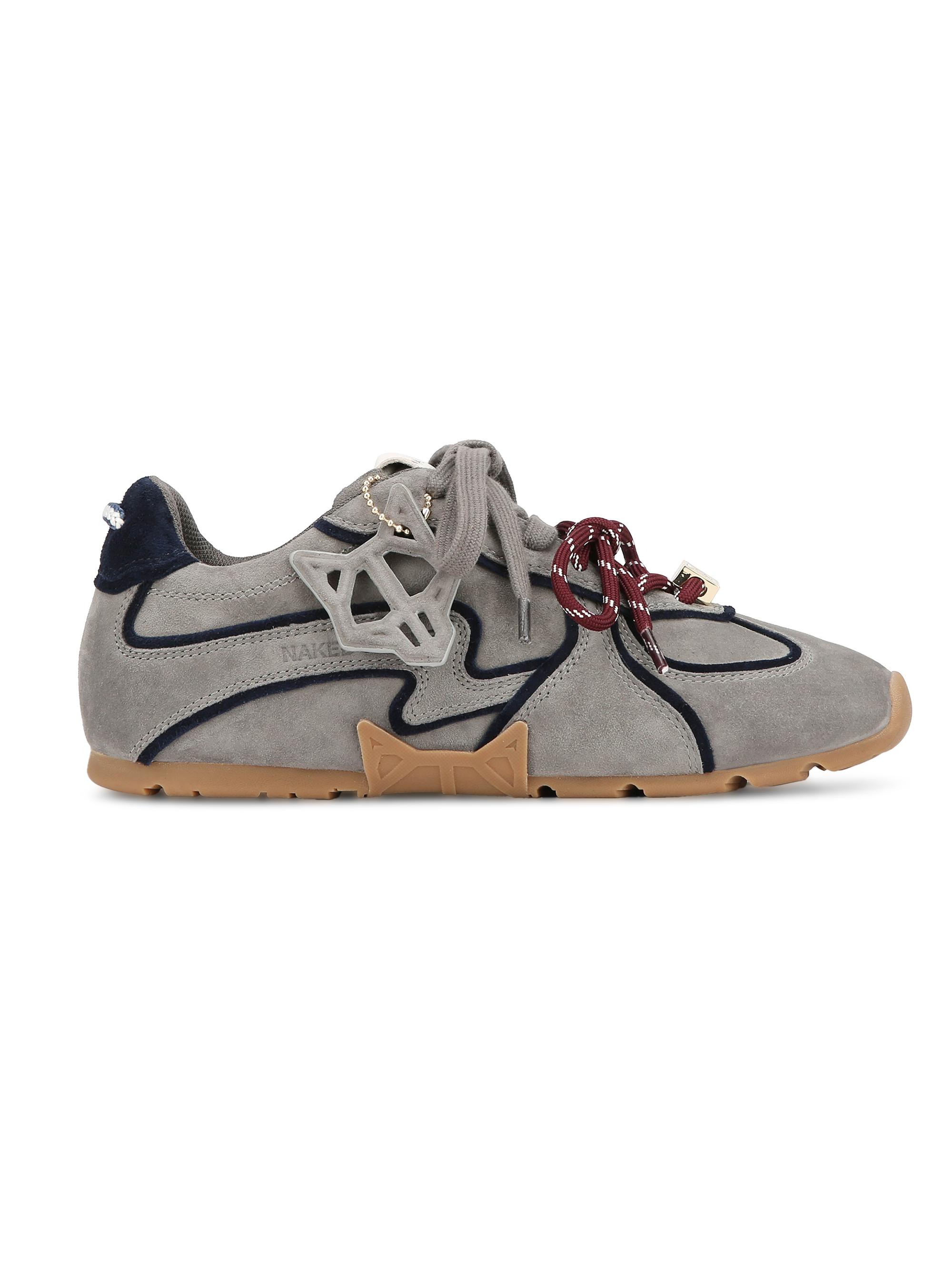 Naked Wolfe Women's Adored Suede Sneakers - Grey