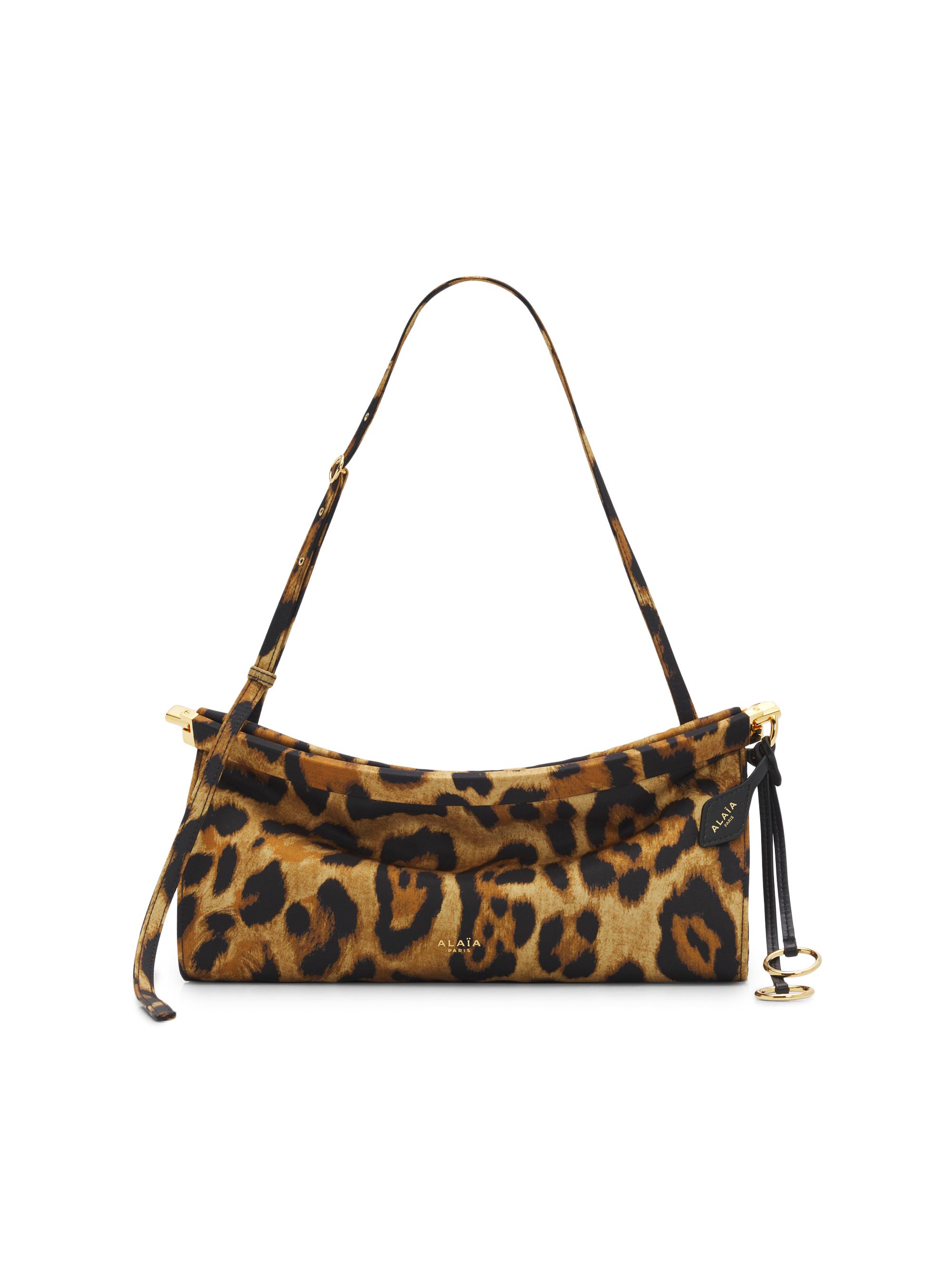 Alaïa Women's Click  Leopard Shoulder Bag - Noir Caramel